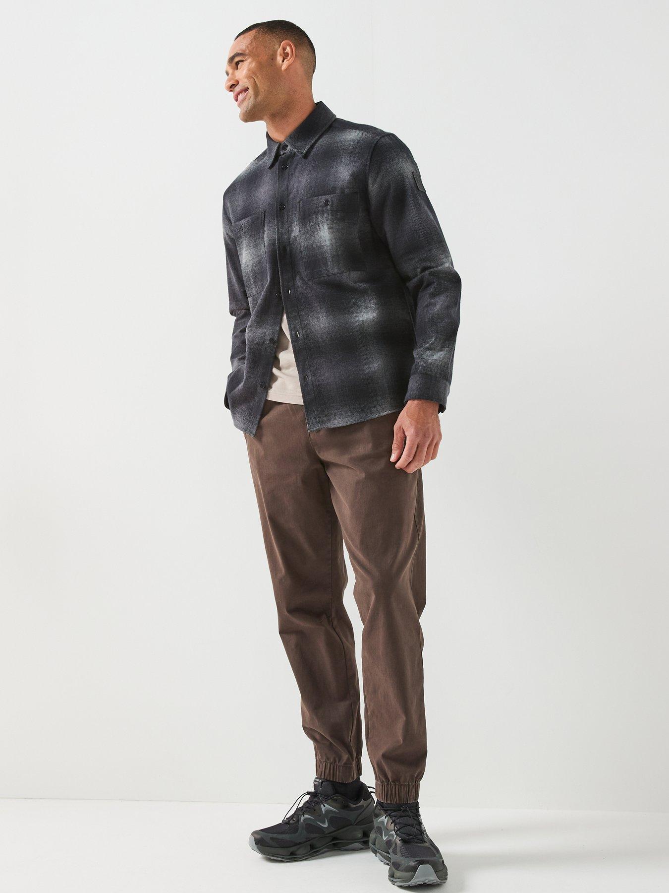 Image 3 of 5 of Belstaff Ravine Cotton Corduroy Shirt - Dark Blue