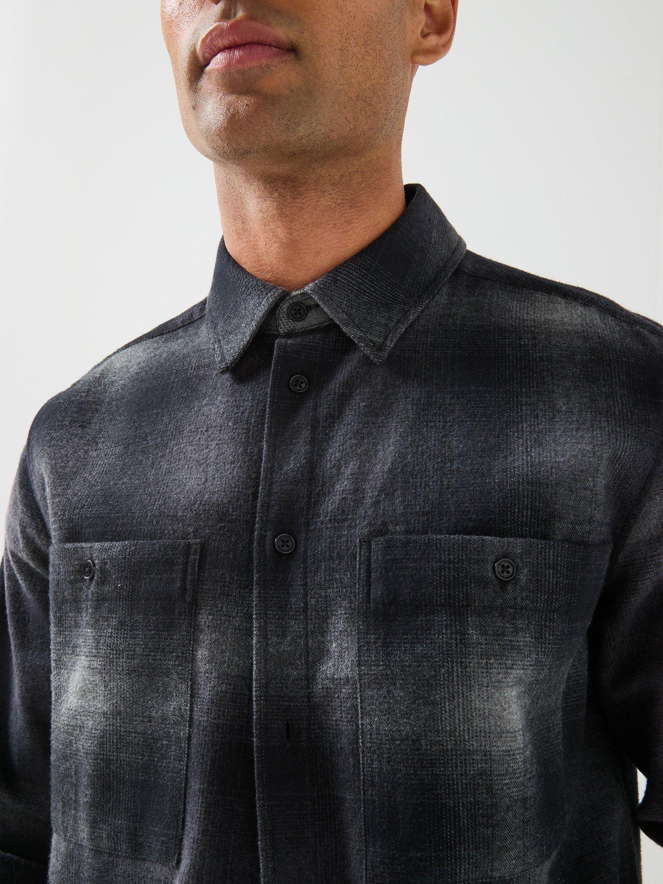 Image 5 of 5 of Belstaff Ravine Cotton Corduroy Shirt - Dark Blue