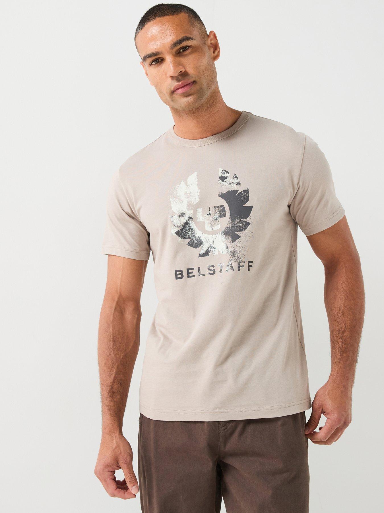 Belstaff Concrete Blur T-Shirt - Dark Sand
