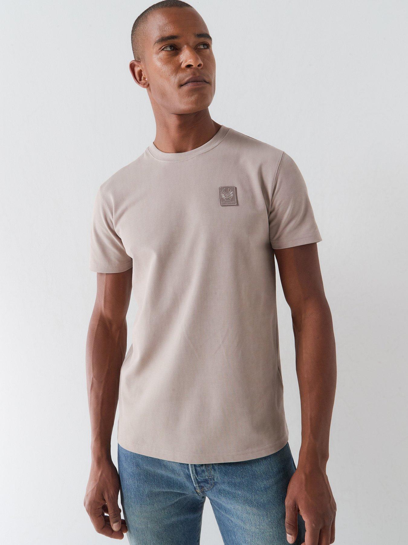Belstaff Belstaff Curator Pique T-shirt - Light Beige