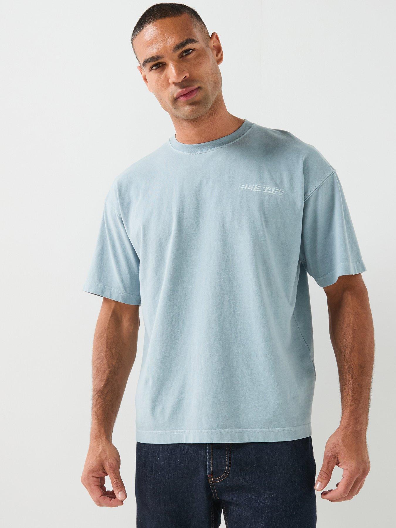 Belstaff Competition Momentum Graphic T-Shirt - Light Blue