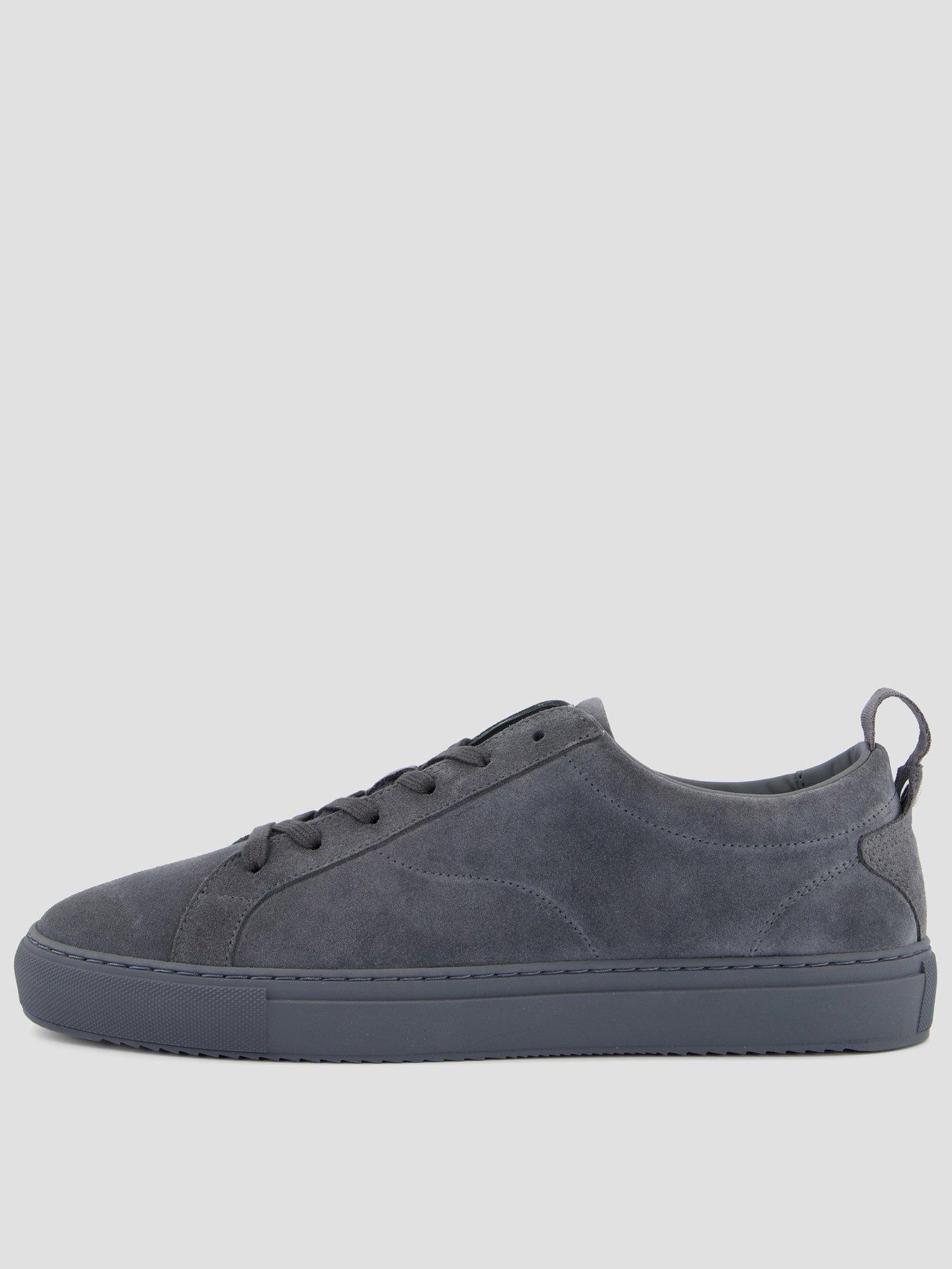 Image 1 of 7 of Belstaff Fleming Suede Trainers - Dark Grey