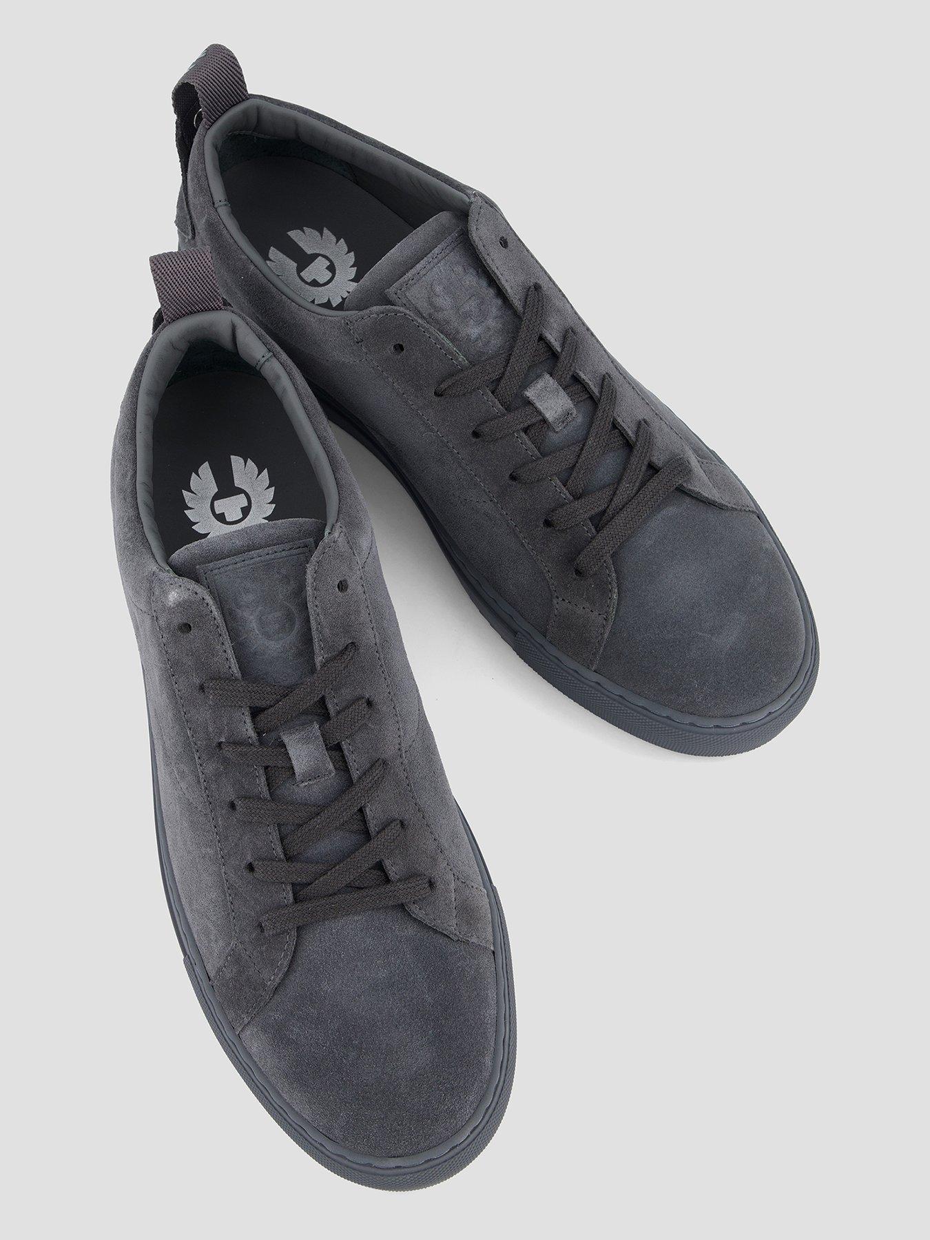 Image 3 of 7 of Belstaff Fleming Suede Trainers - Dark Grey