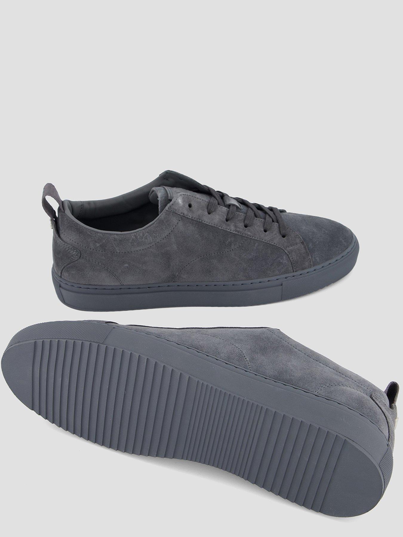 Image 4 of 7 of Belstaff Fleming Suede Trainers - Dark Grey