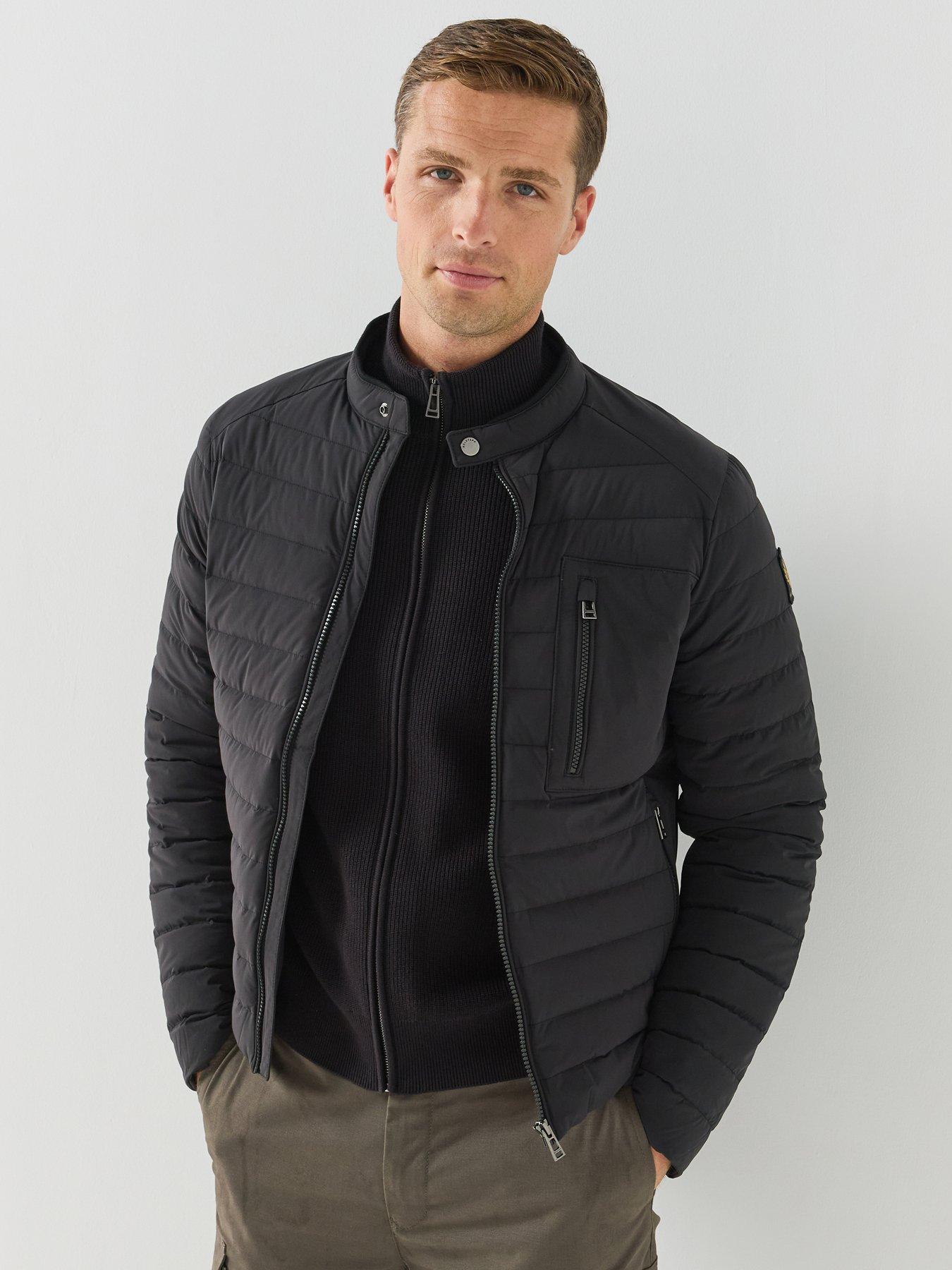 Belstaff , Down Jackets, Male, Black, S, Chassis Jacket - Image 4