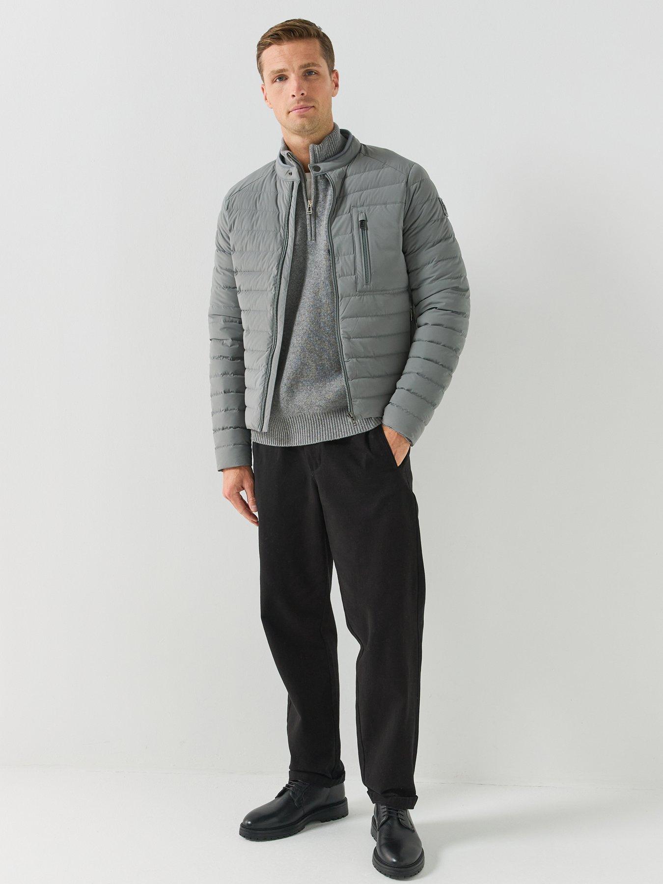 Image 3 of 6 of Belstaff Mens Chassis Padded Stretch Jacket - Grey