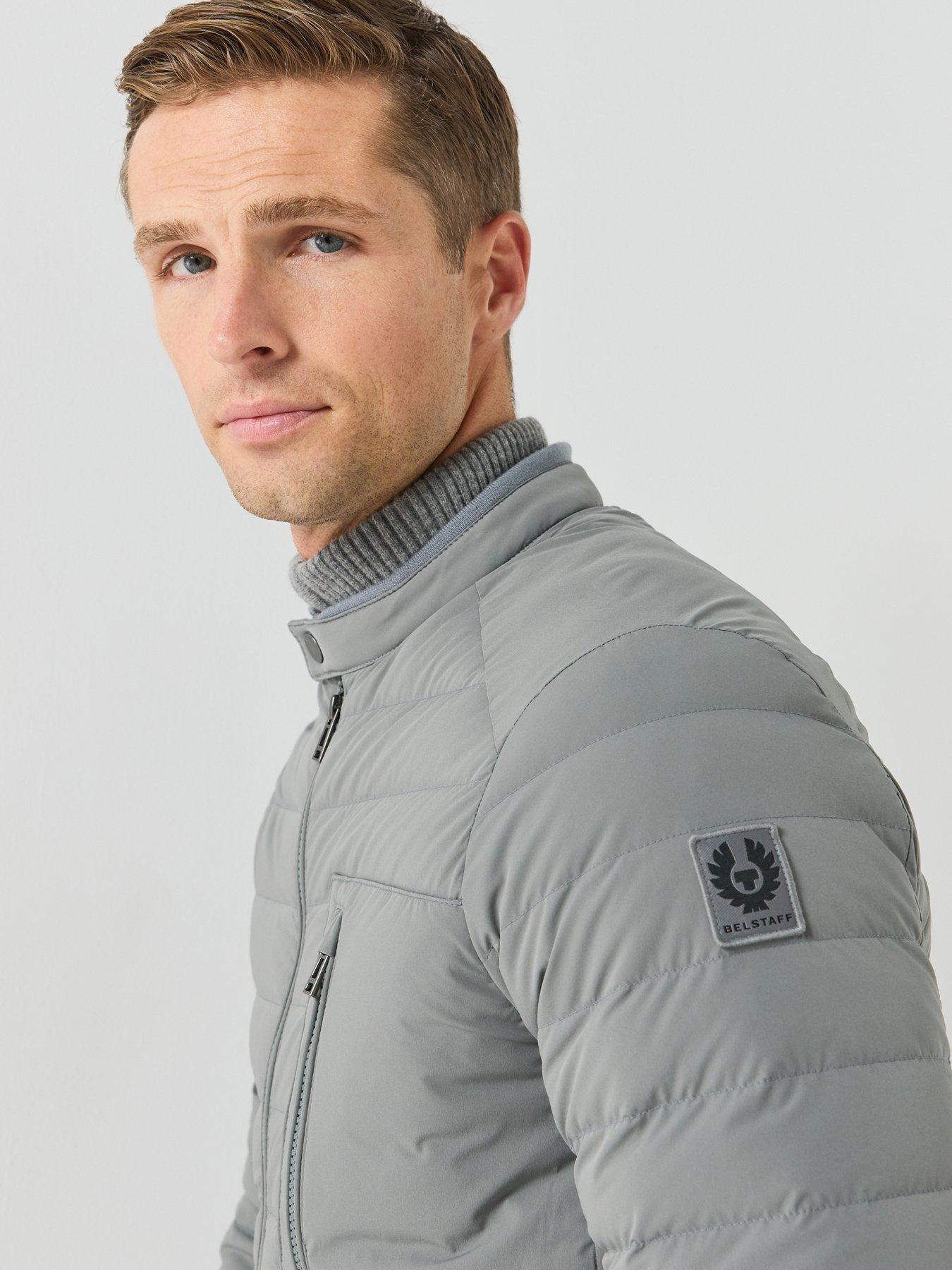 Image 6 of 6 of Belstaff Mens Chassis Padded Stretch Jacket - Grey