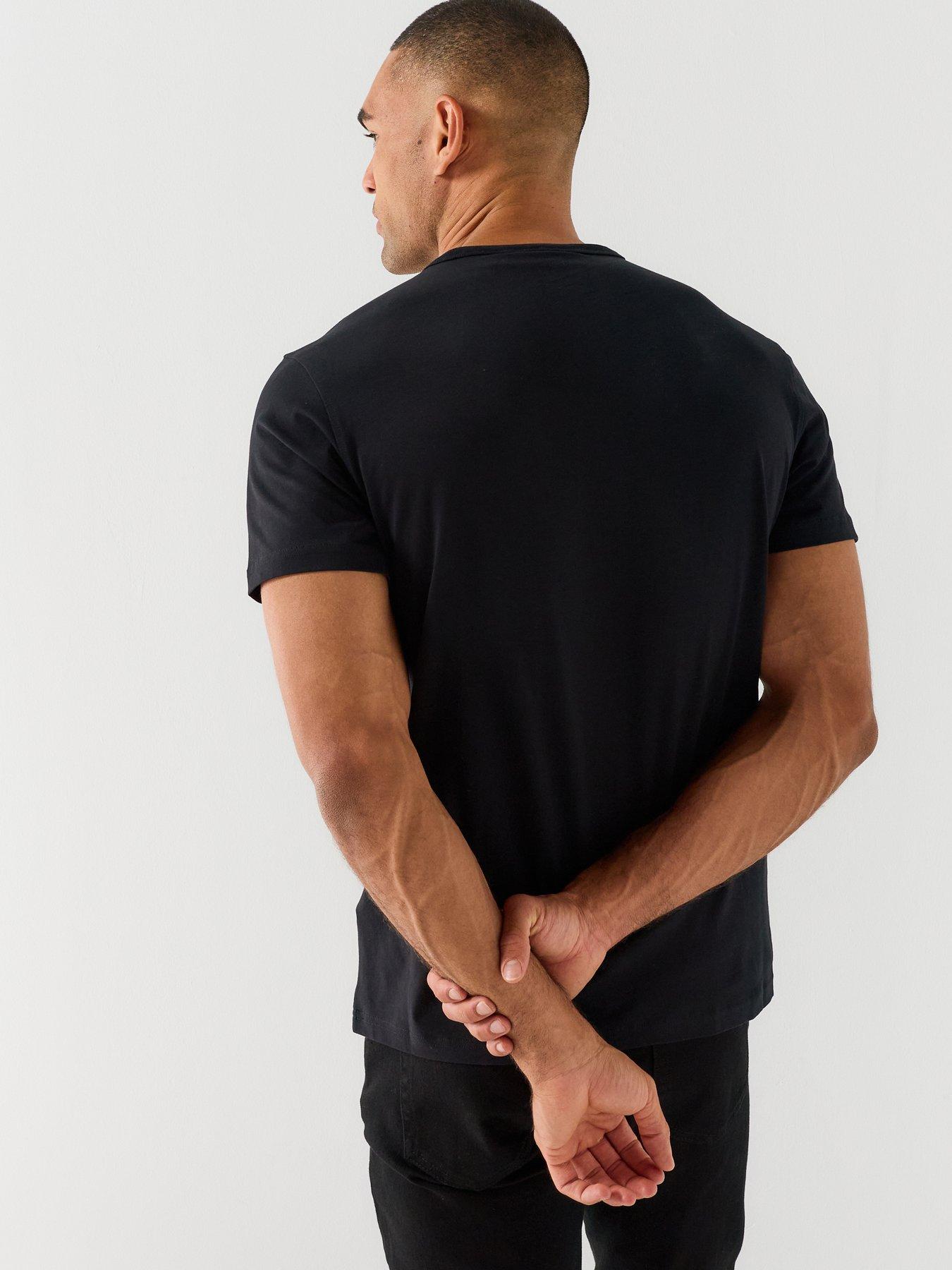 Image 2 of 4 of Belstaff Blur Graphic T-Shirt - Black