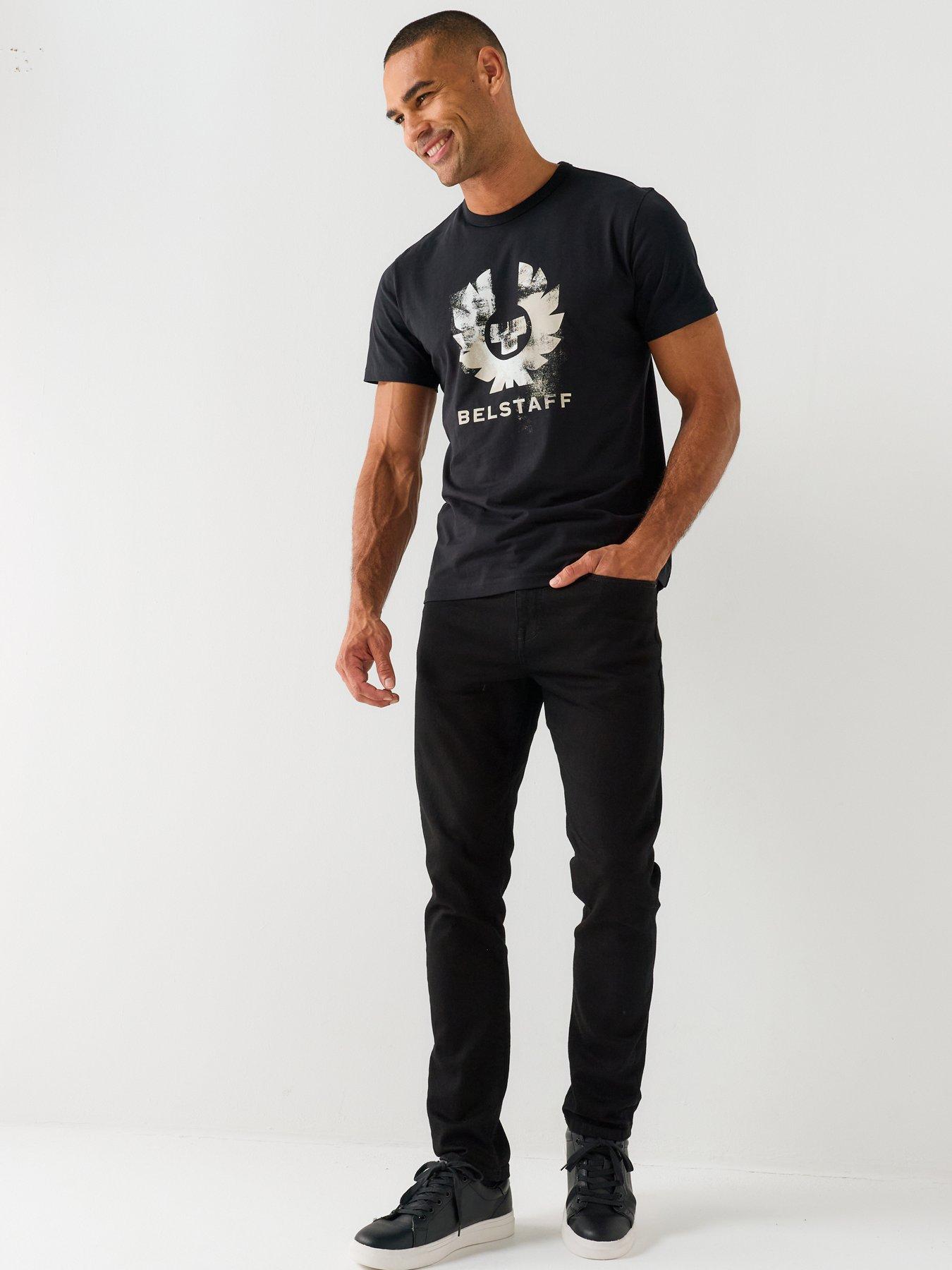 Image 3 of 4 of Belstaff Blur Graphic T-Shirt - Black