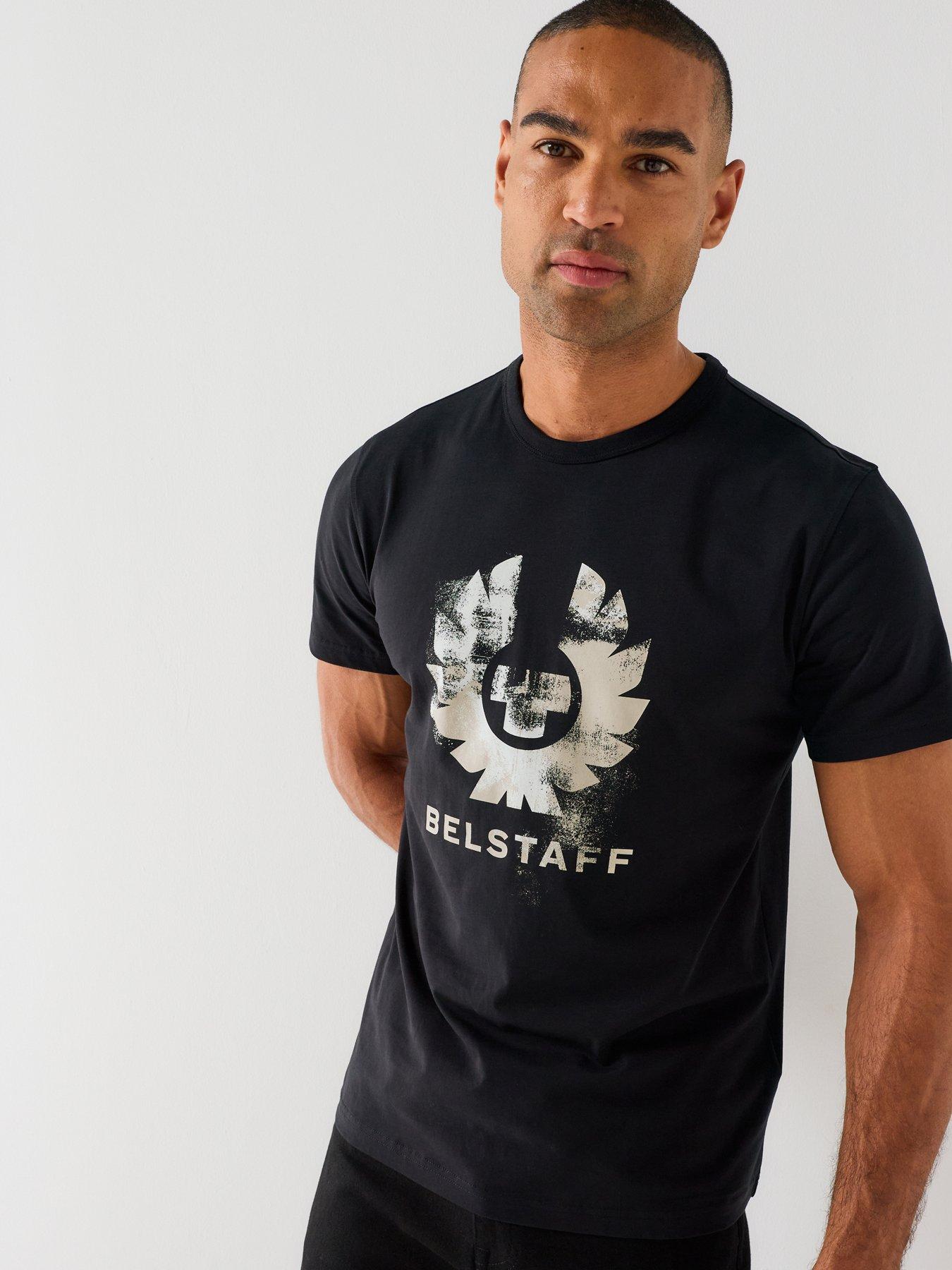 Image 4 of 4 of Belstaff Blur Graphic T-Shirt - Black