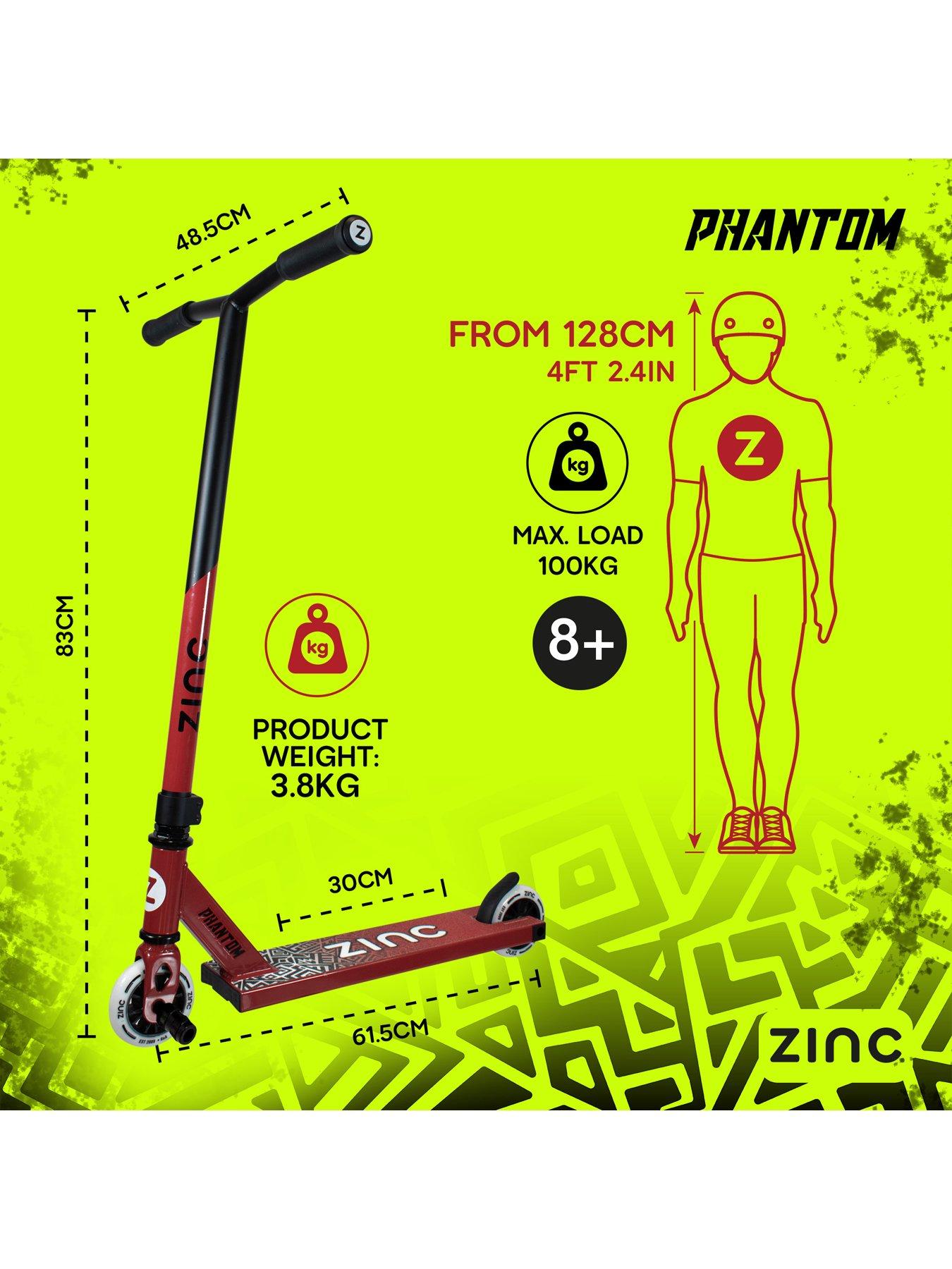 Image 5 of 7 of Zinc Phantom Compact T-Bar Stunt Scooter