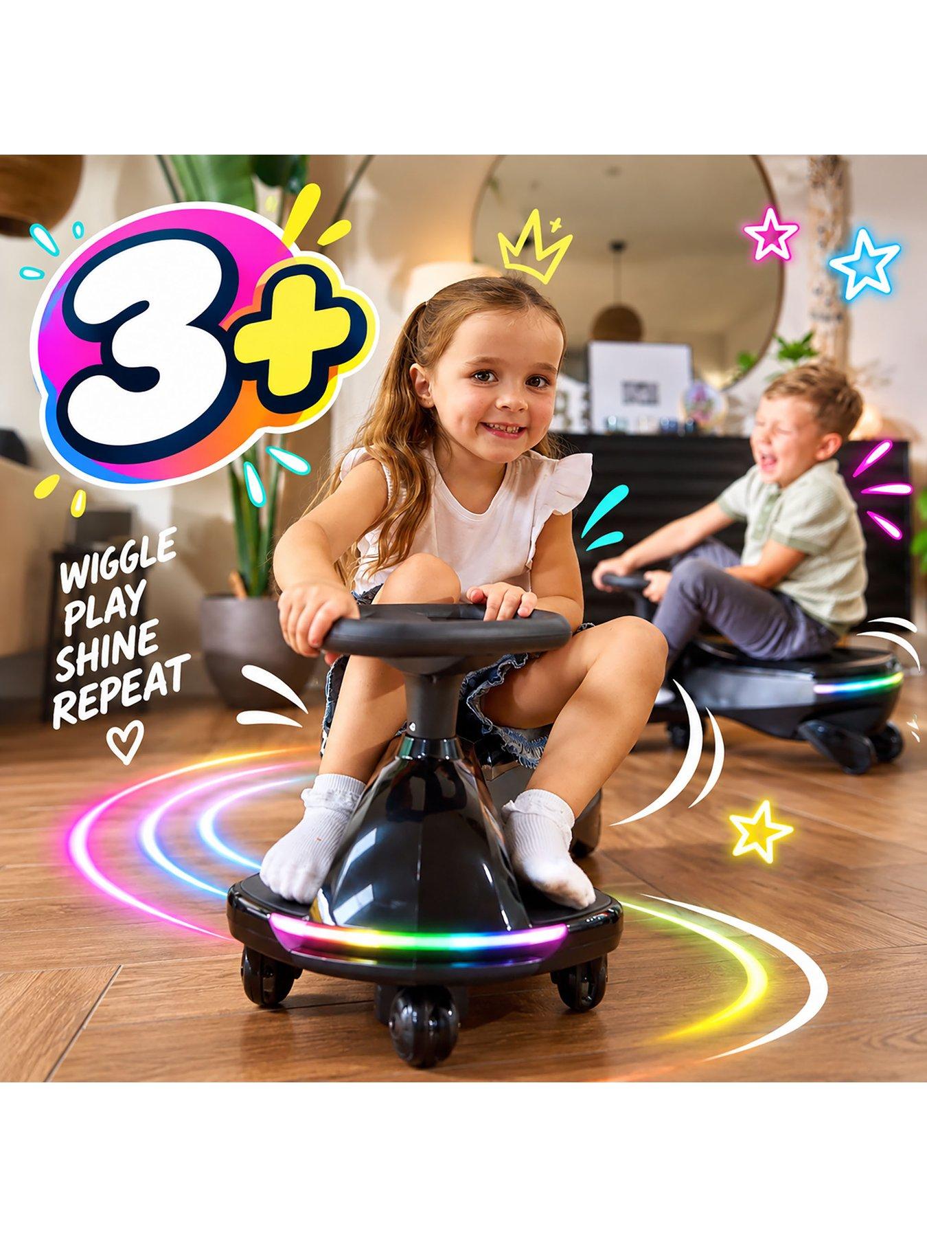 Image 2 of 8 of Zinc Electric Light Up Wiggle Car Ride On