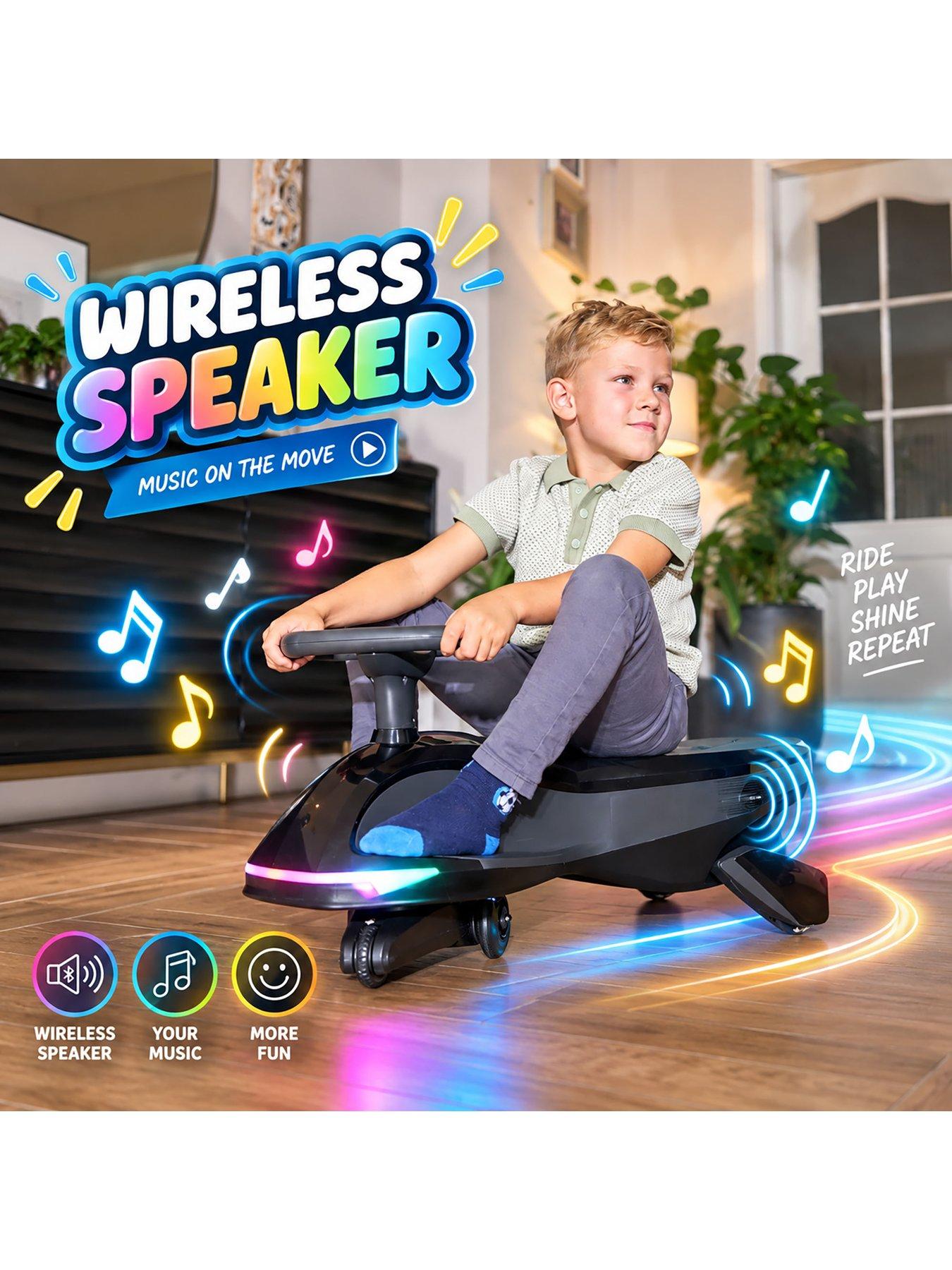Image 4 of 8 of Zinc Electric Light Up Wiggle Car Ride On