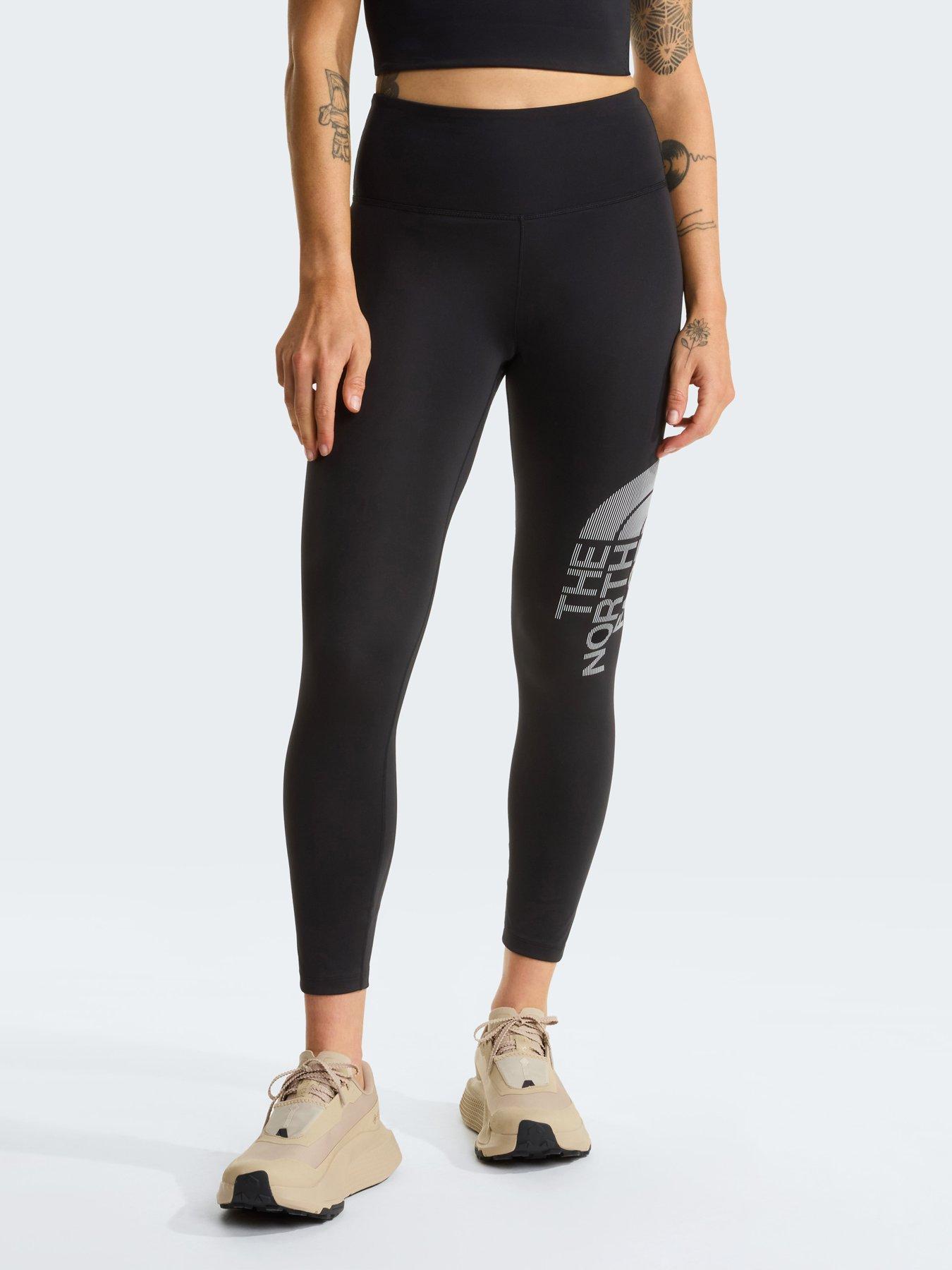 Image 1 of 3 of The North Face Womens Flex 25nch Graphic Tights - Black