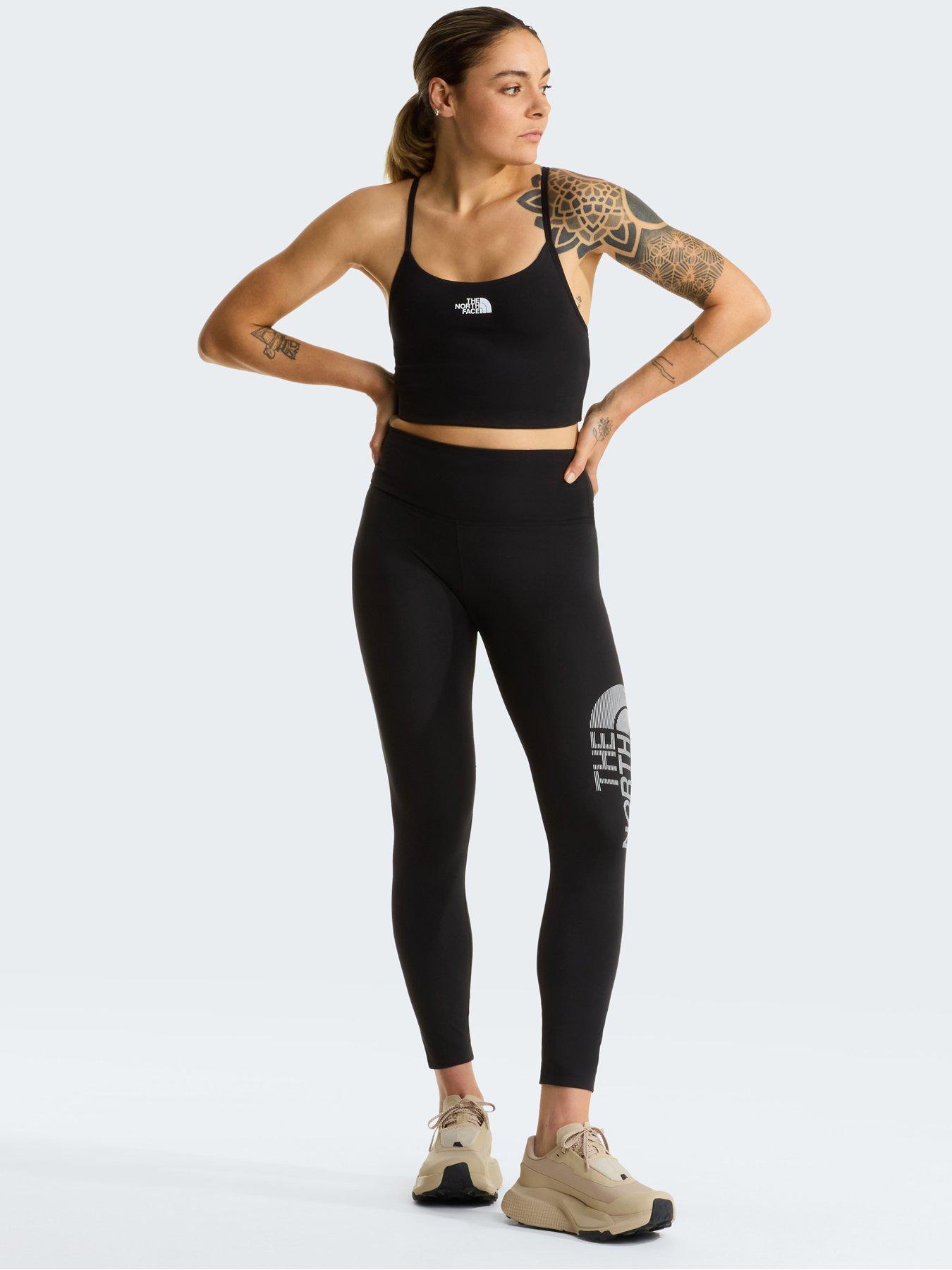 Image 3 of 3 of The North Face Womens Flex 25nch Graphic Tights - Black