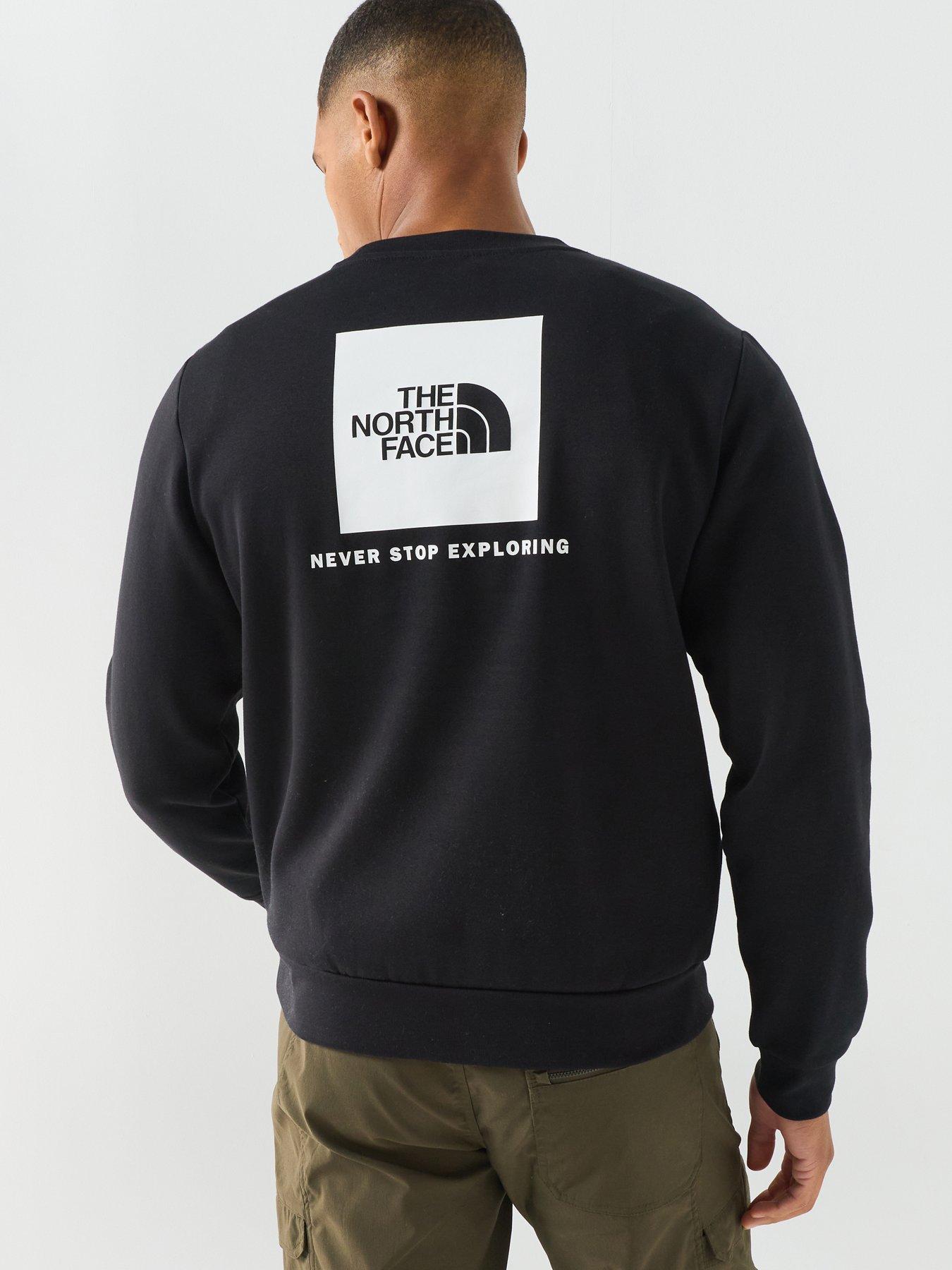 Image 1 of 6 of The North Face Mens Evolution Box Crew Sweat - Black