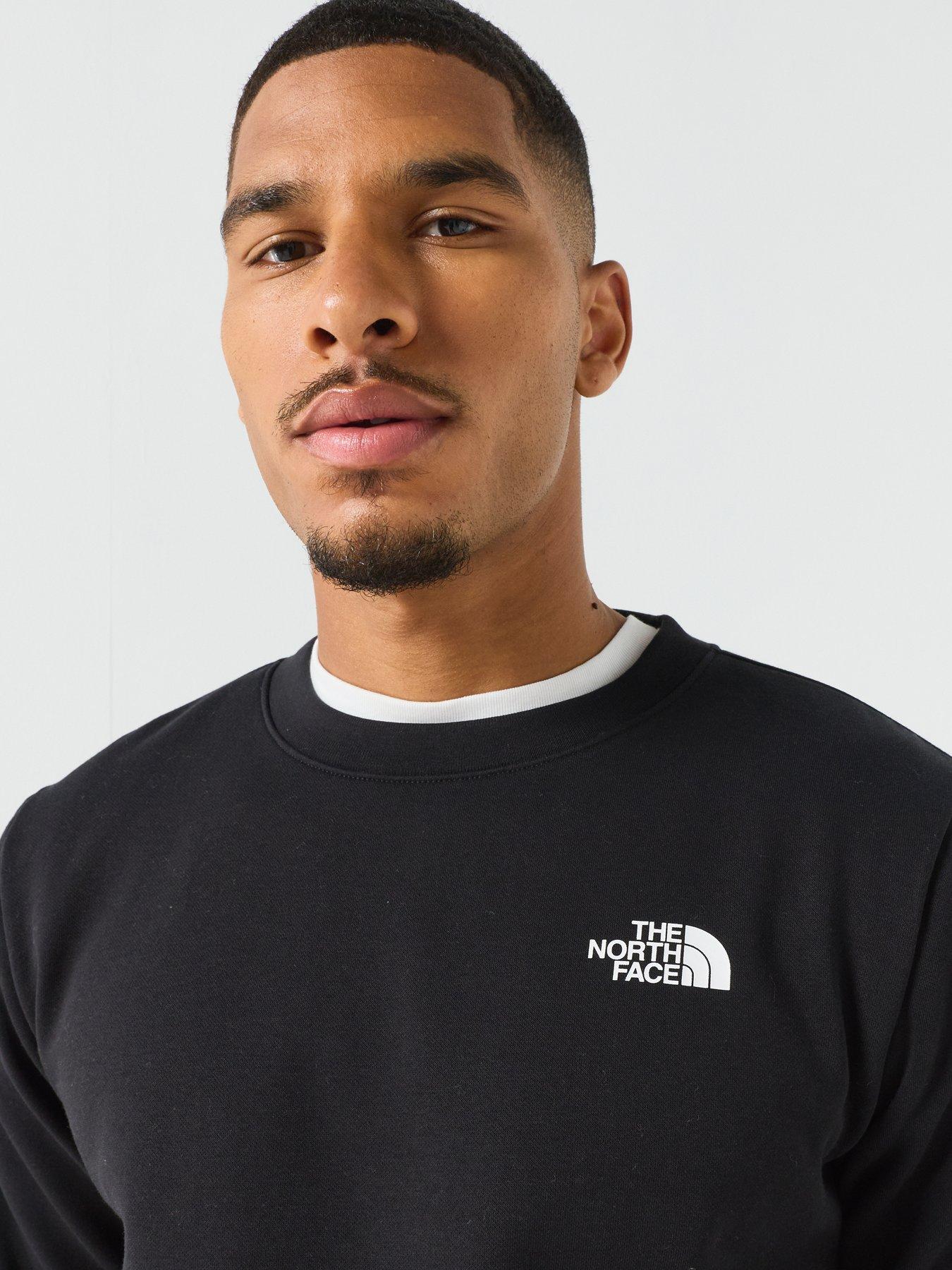 Image 4 of 6 of The North Face Mens Evolution Box Crew Sweat - Black