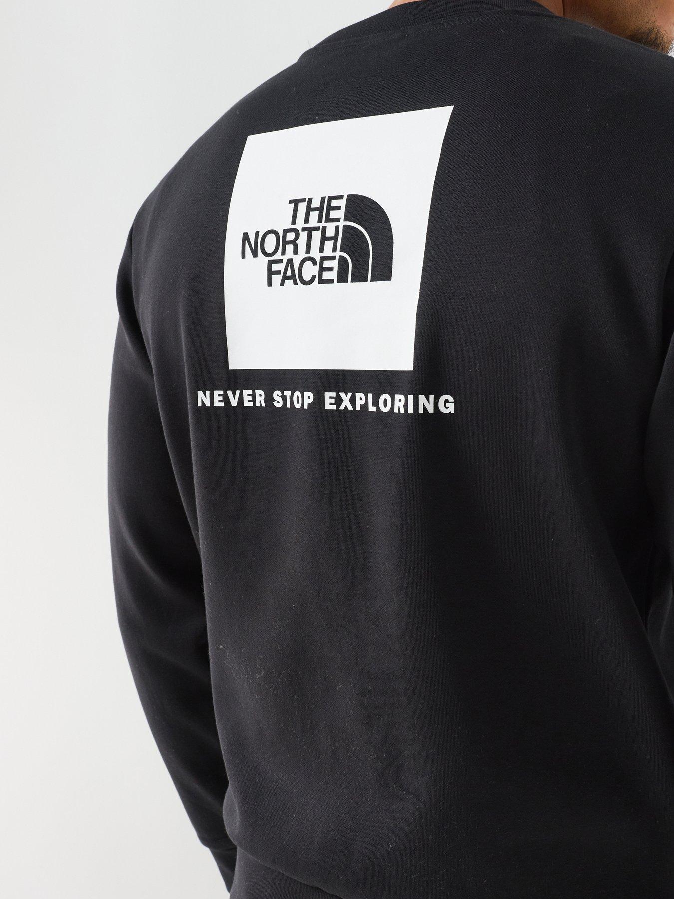 Image 5 of 6 of The North Face Mens Evolution Box Crew Sweat - Black