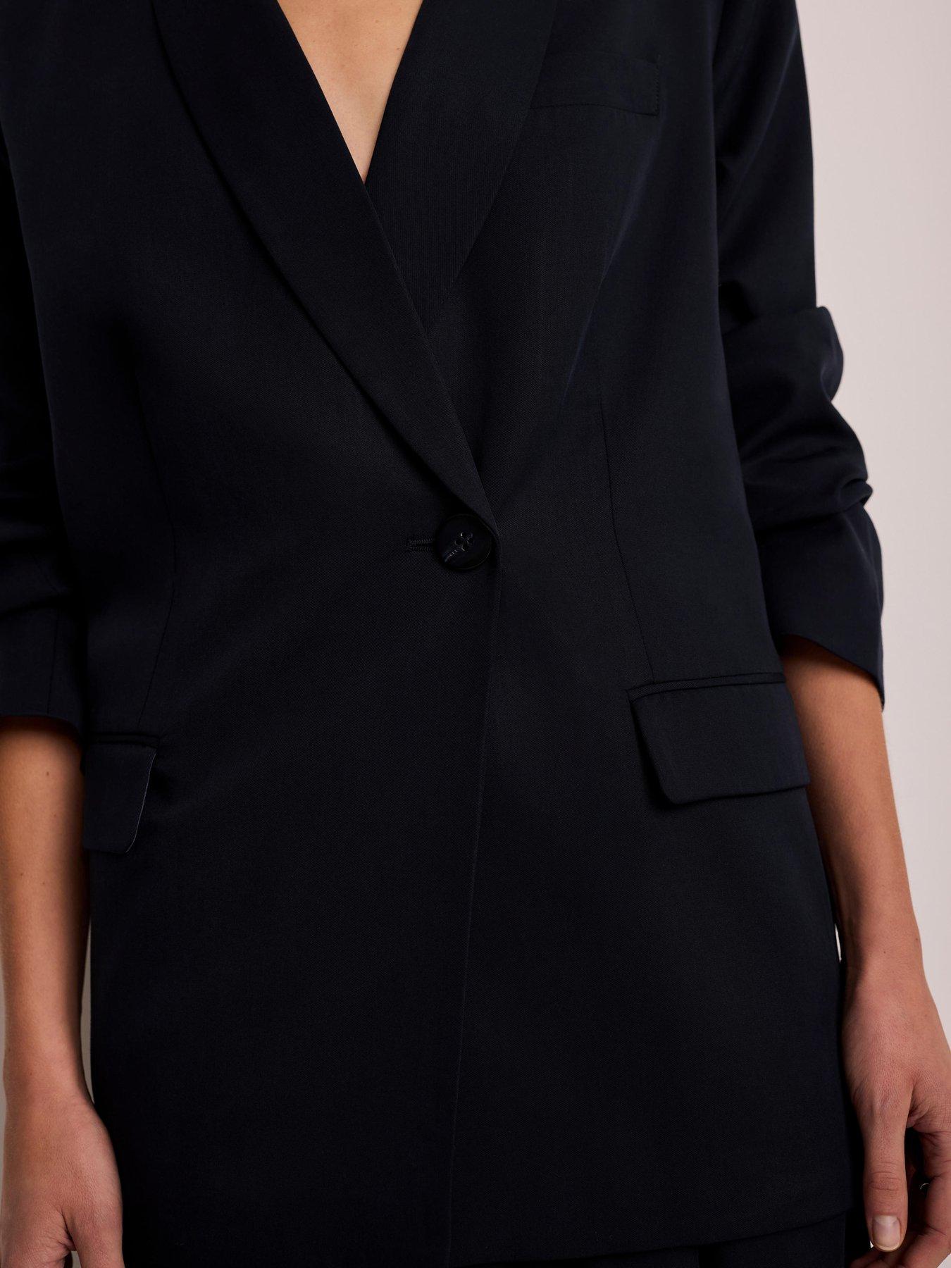 Image 4 of 6 of Mint Velvet Navy Relaxed&nbsp;Blazer