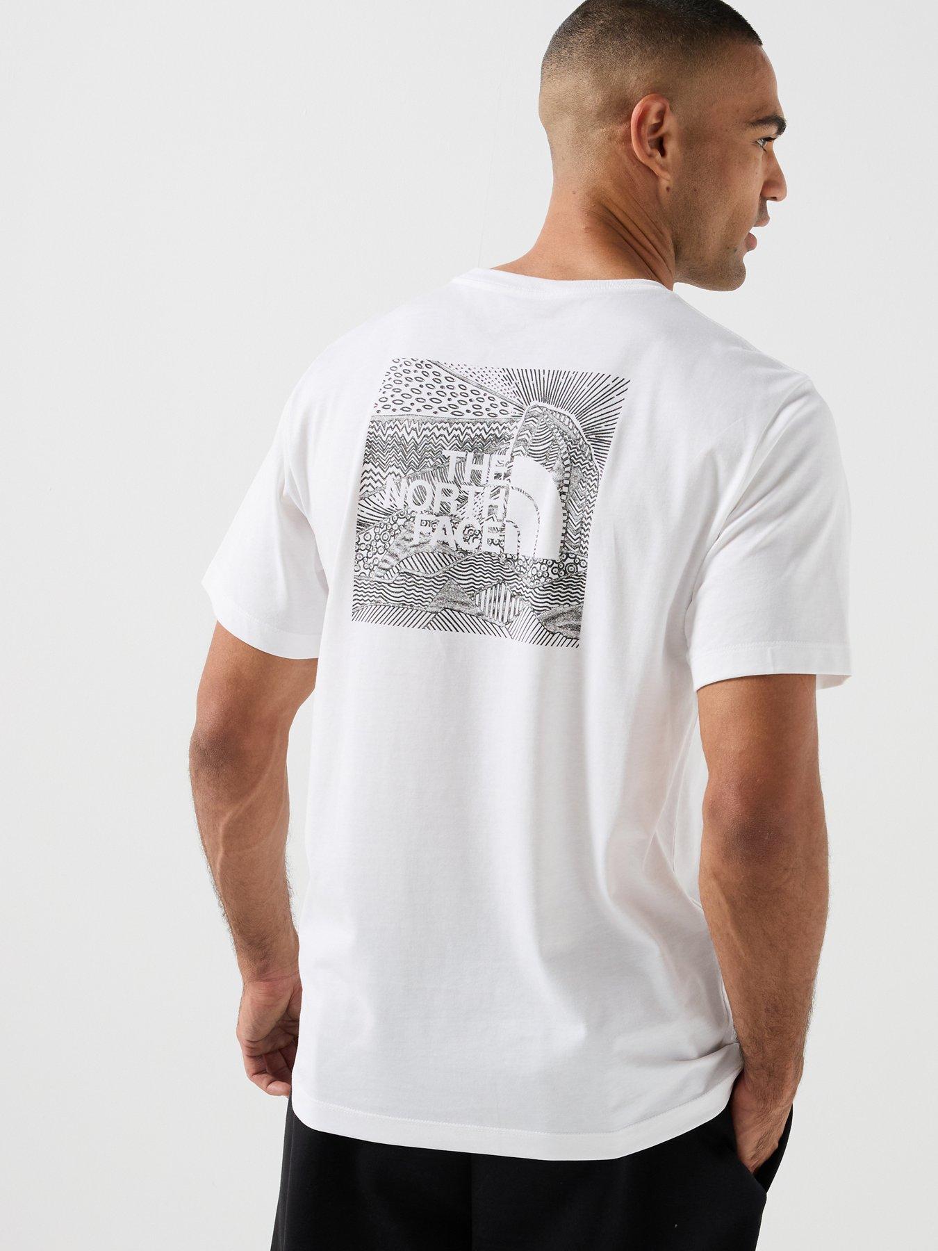 The North Face Mens Box Nse Celebration Graphic T-shirt - White