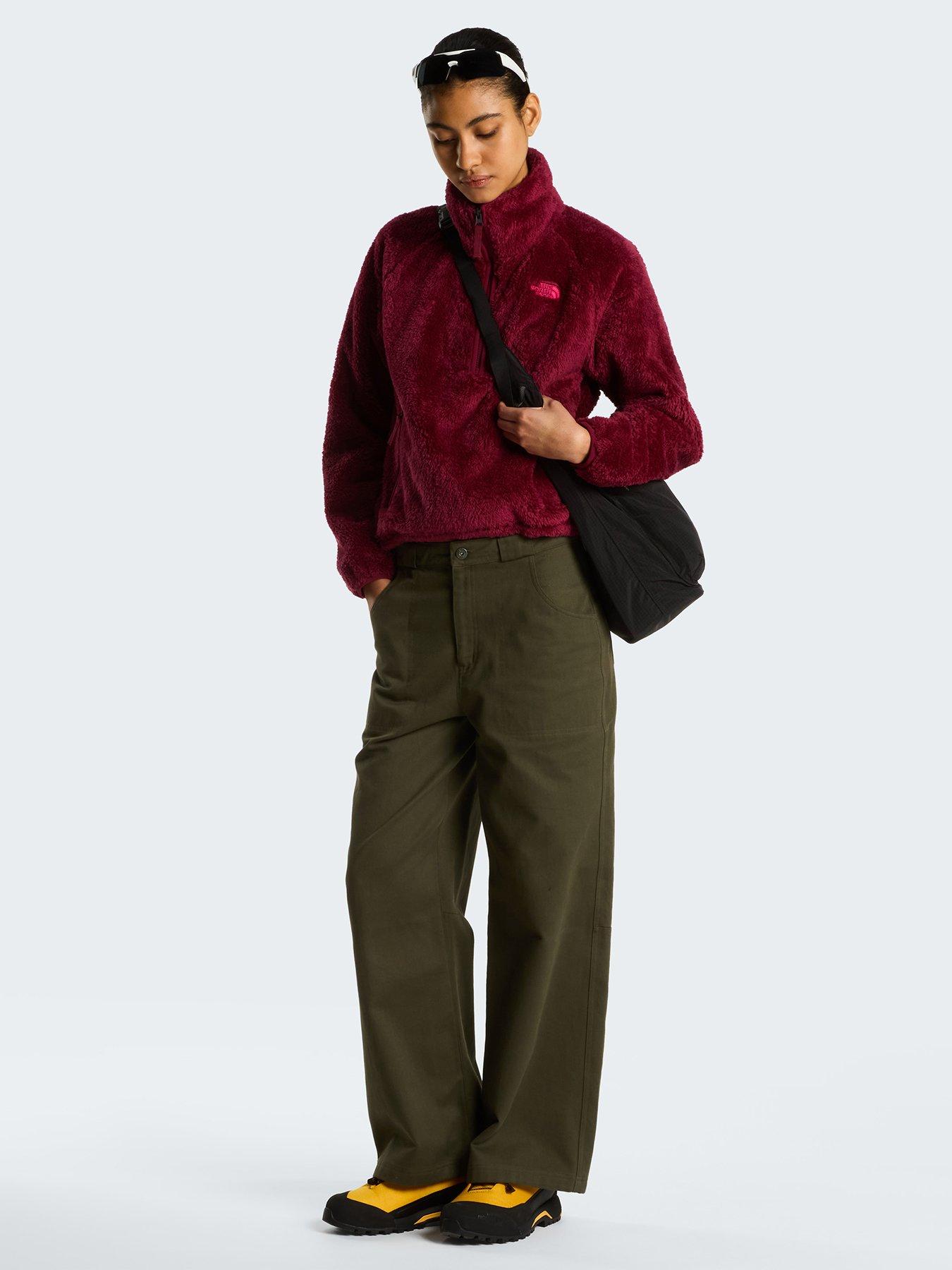 Image 3 of 6 of The North Face Womens Osito Evolve 1/2 Zip Fleece - Burgundy