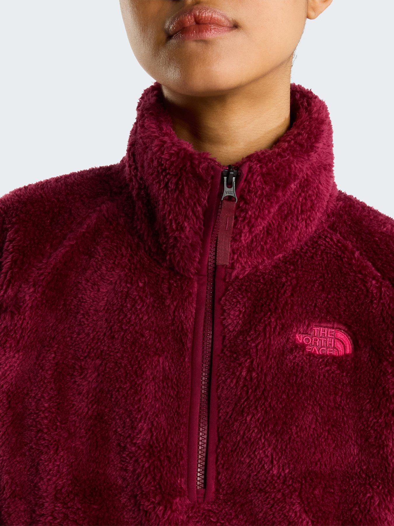 Image 4 of 6 of The North Face Womens Osito Evolve 1/2 Zip Fleece - Burgundy