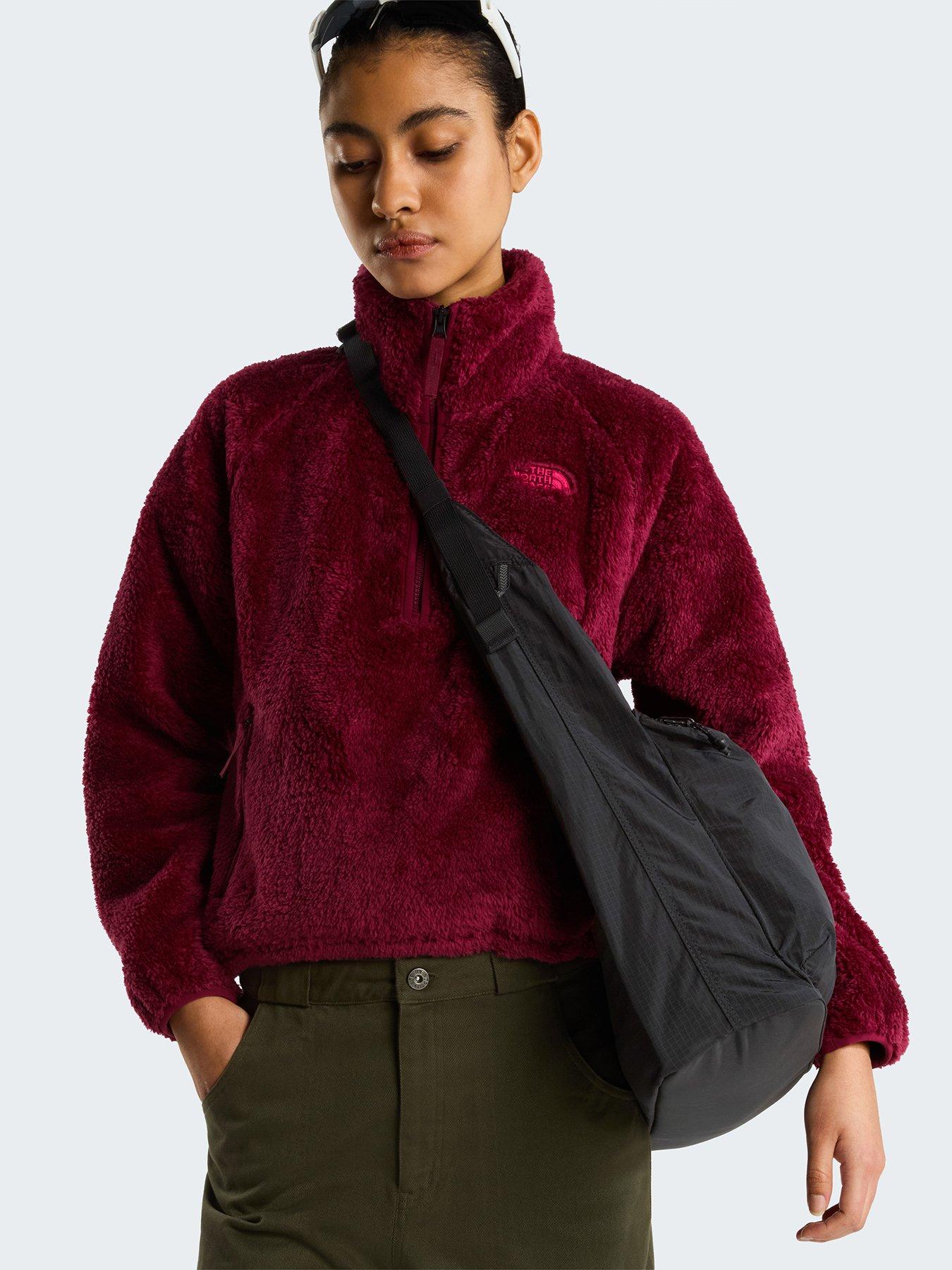 Image 6 of 6 of The North Face Womens Osito Evolve 1/2 Zip Fleece - Burgundy