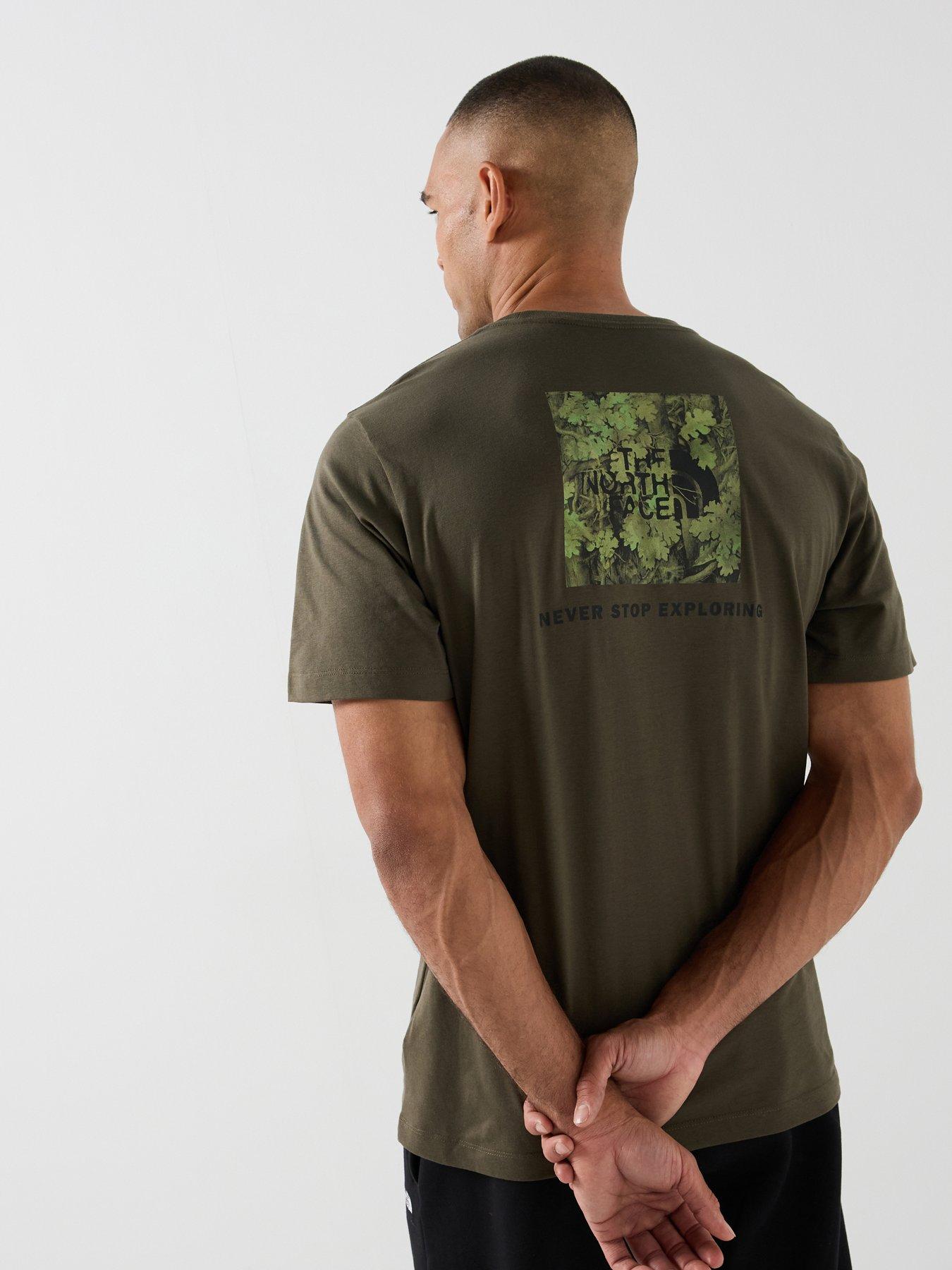 The North Face Men’s Yosemite Oak Box NSE Regular T-Shirt - New Taupe Green