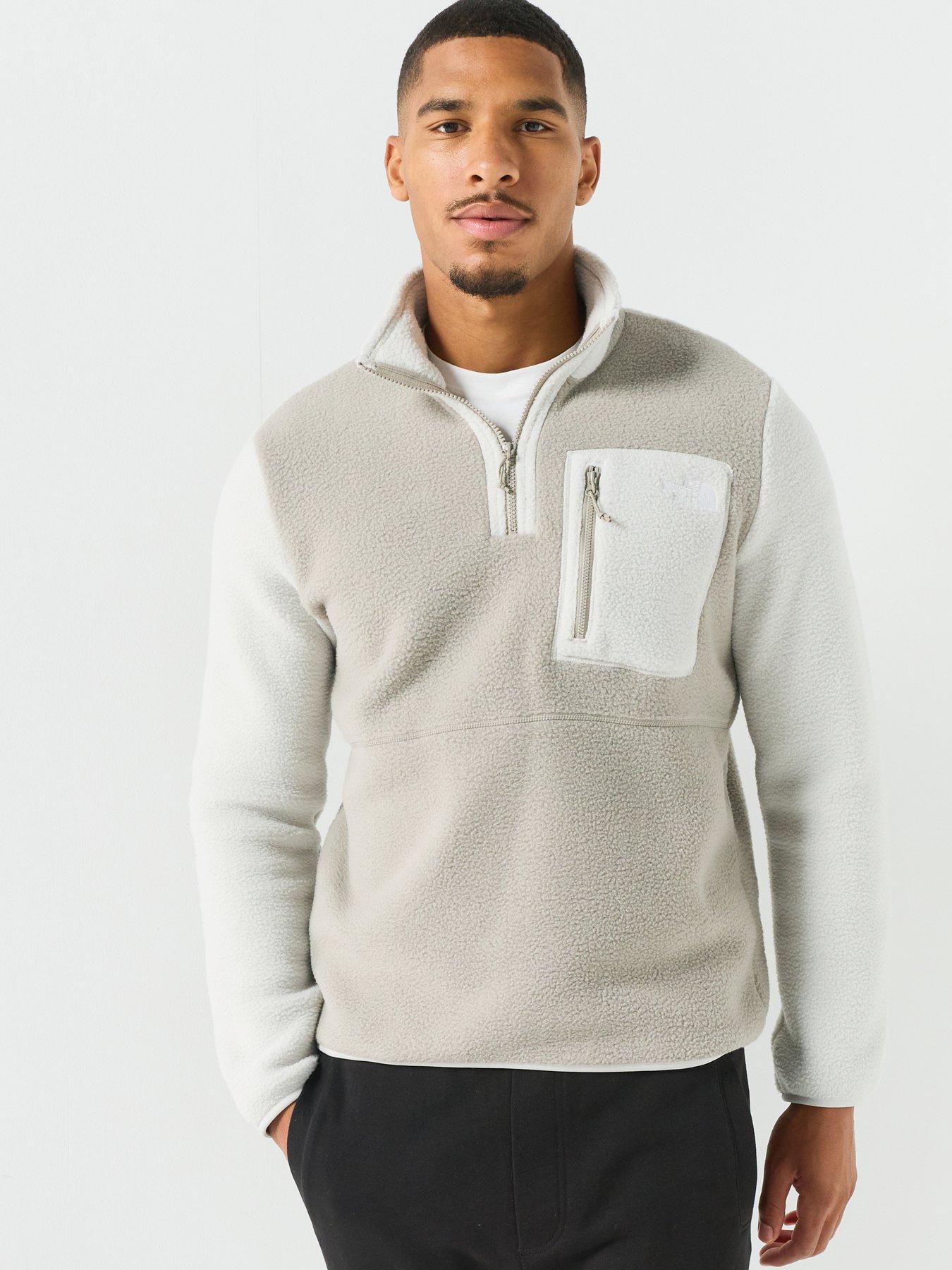 The North Face Men's Grey Tnf Yumiori Quarter Zip Fleece in Size M, Sports Direct - Image 3