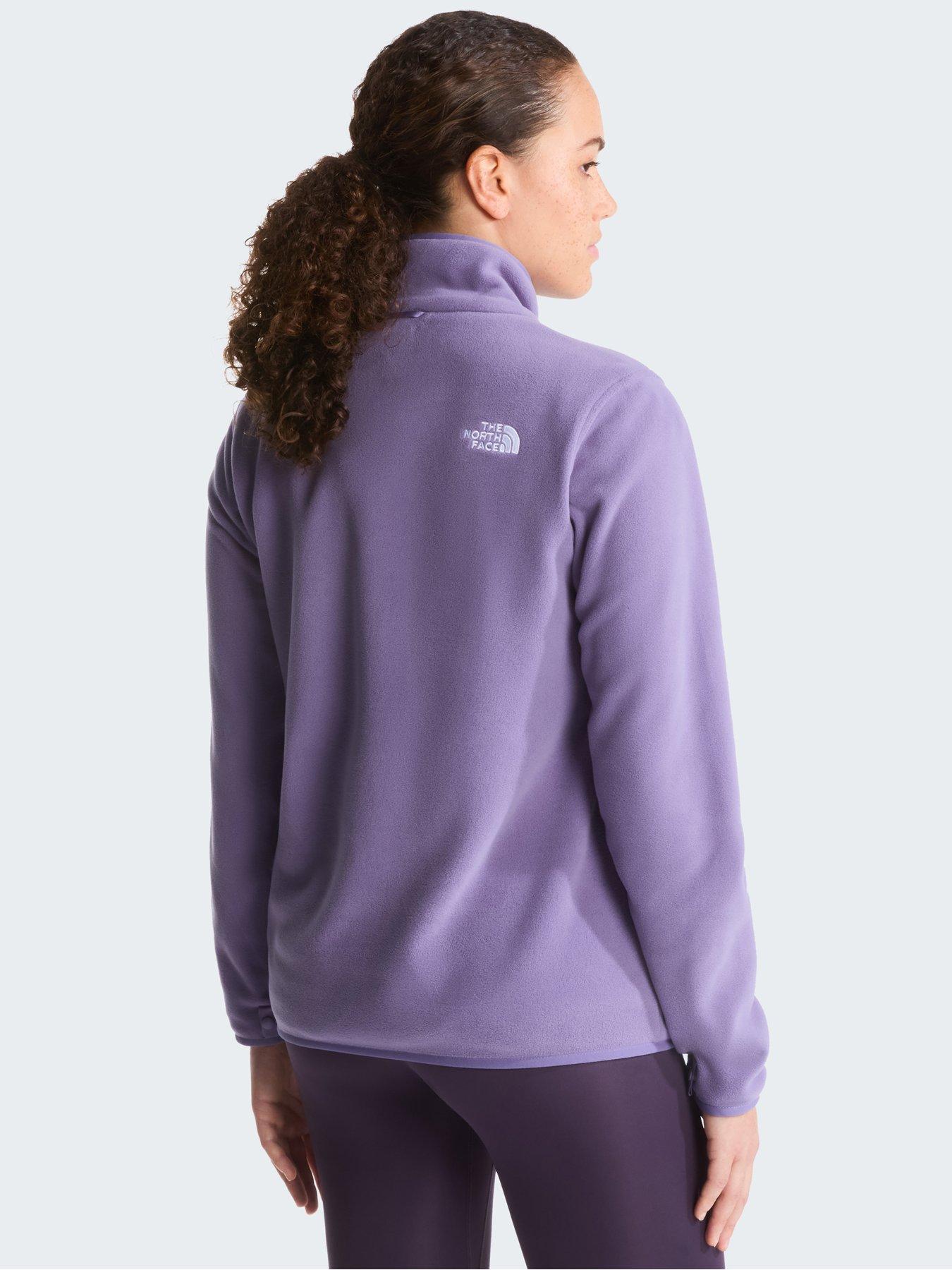Image 2 of 4 of The North Face Womens Glacier Fleece Jacket - Purple