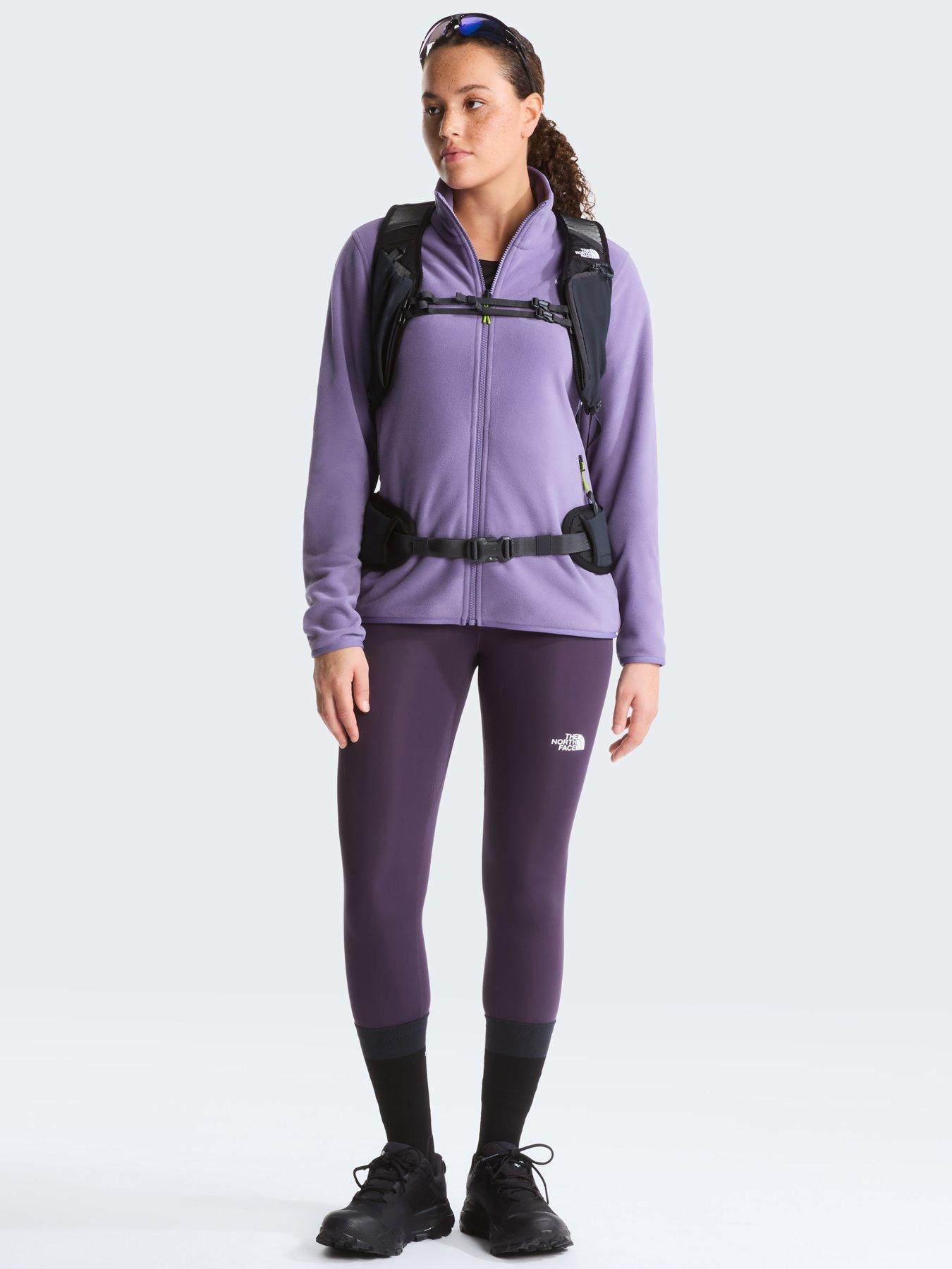 Image 3 of 4 of The North Face Womens Glacier Fleece Jacket - Purple