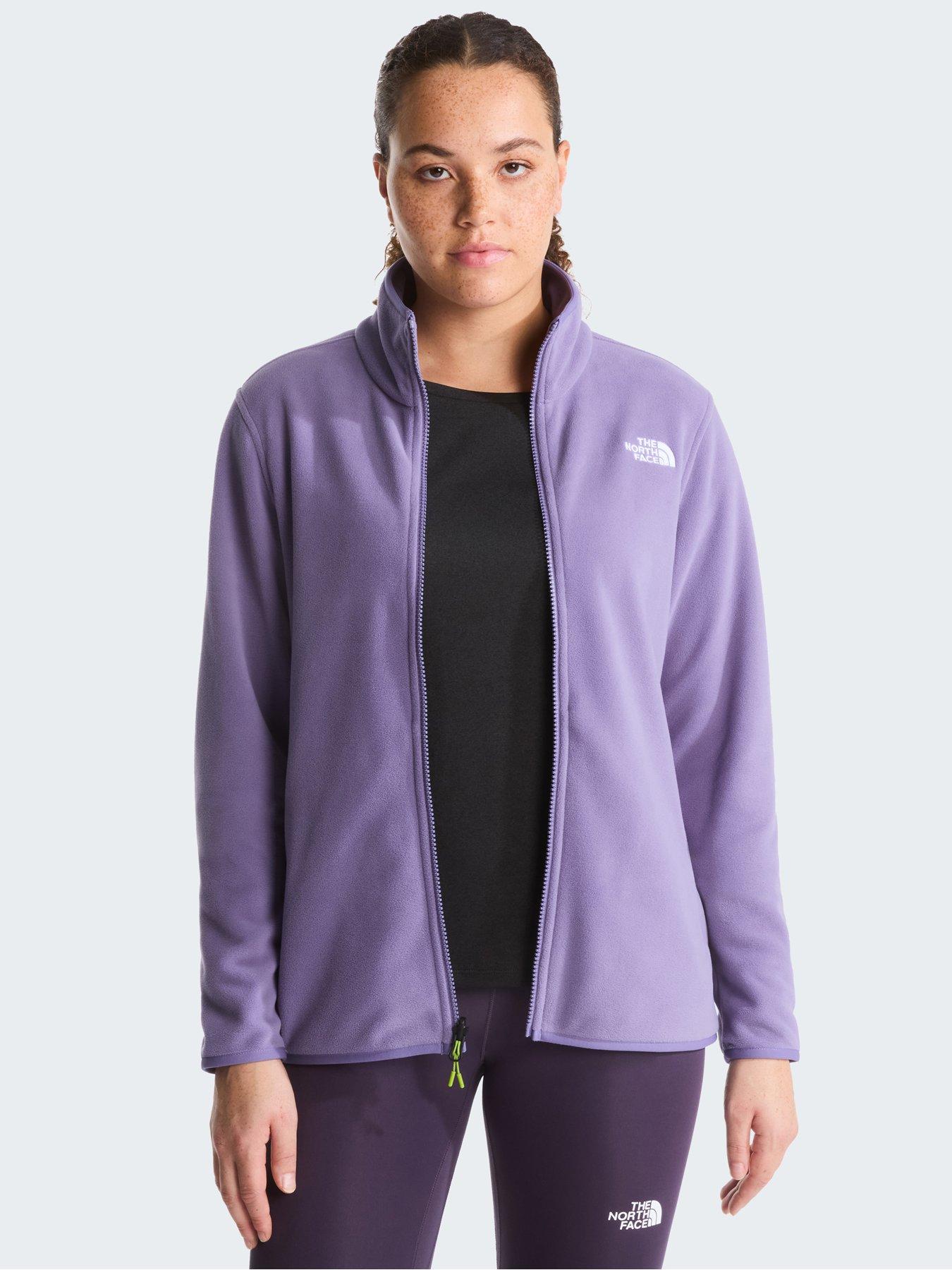 Image 4 of 4 of The North Face Womens Glacier Fleece Jacket - Purple