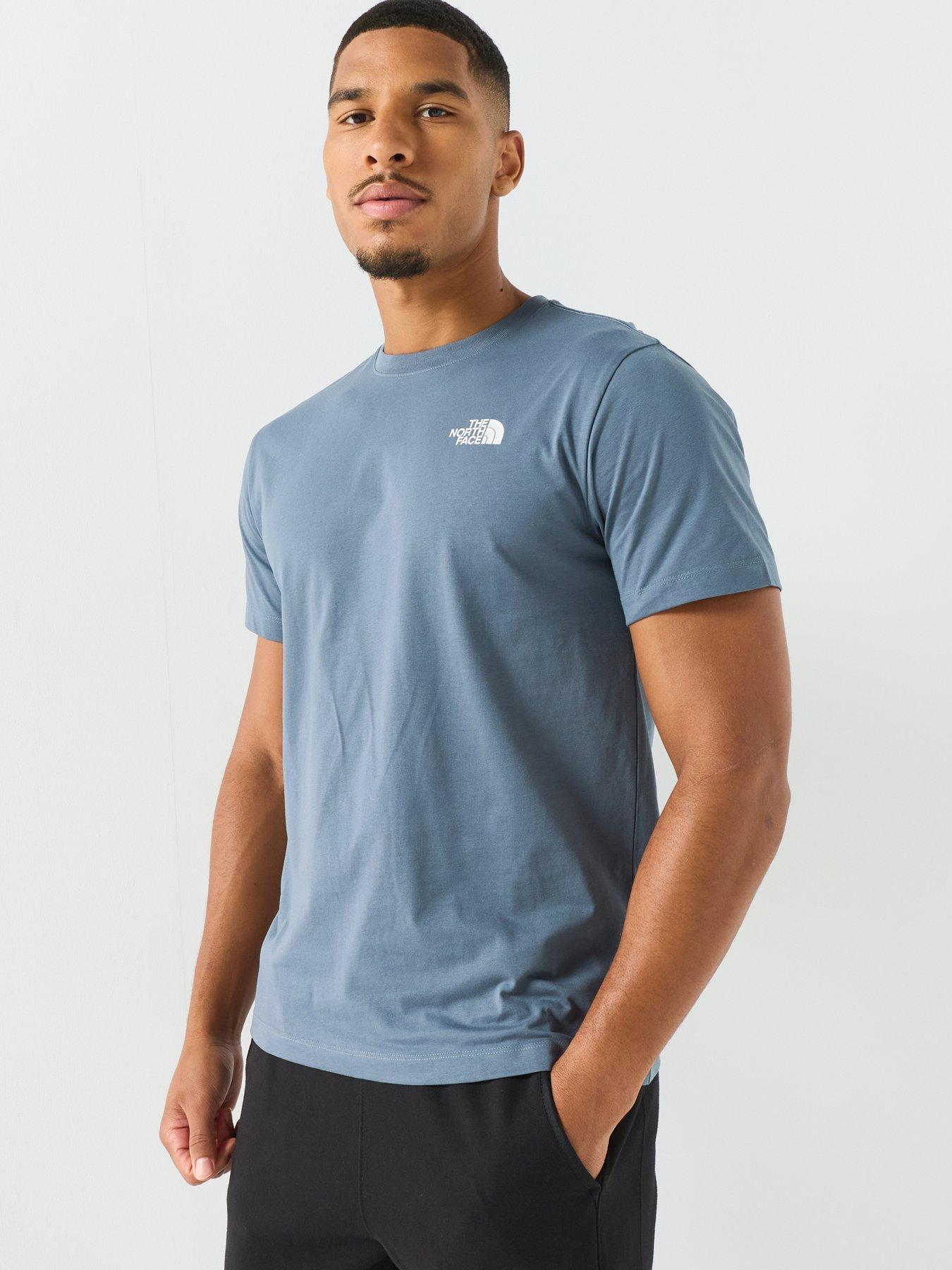 Image 2 of 7 of The North Face Mens Evolution Box -T-Shirt - Blue