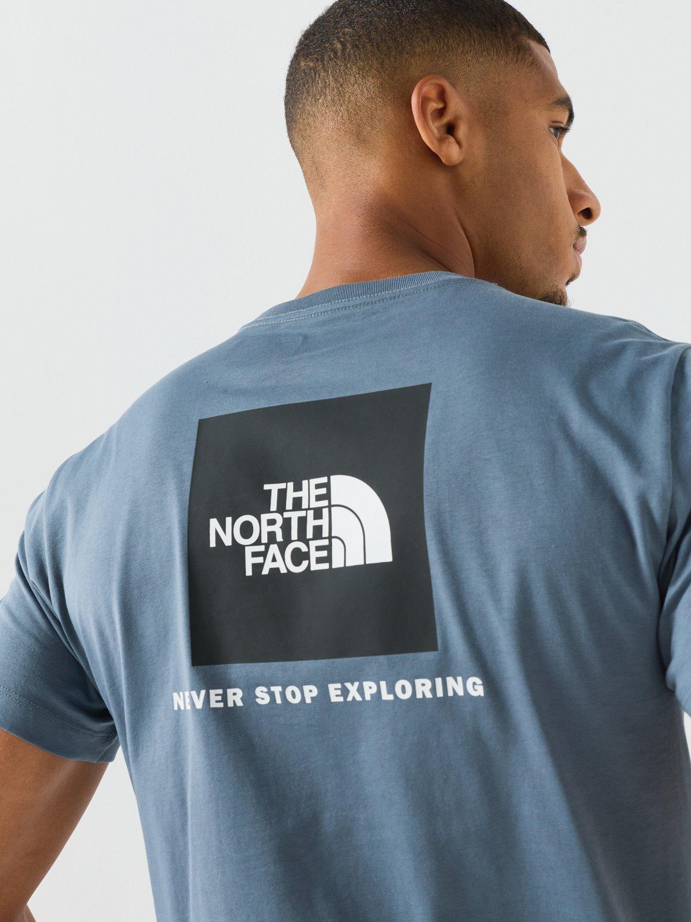 Image 5 of 7 of The North Face Mens Evolution Box -T-Shirt - Blue