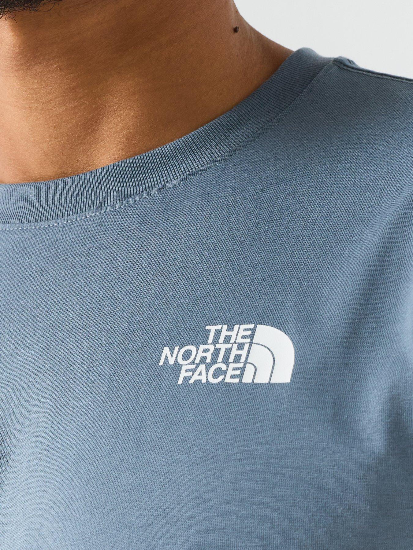 Image 6 of 7 of The North Face Mens Evolution Box -T-Shirt - Blue