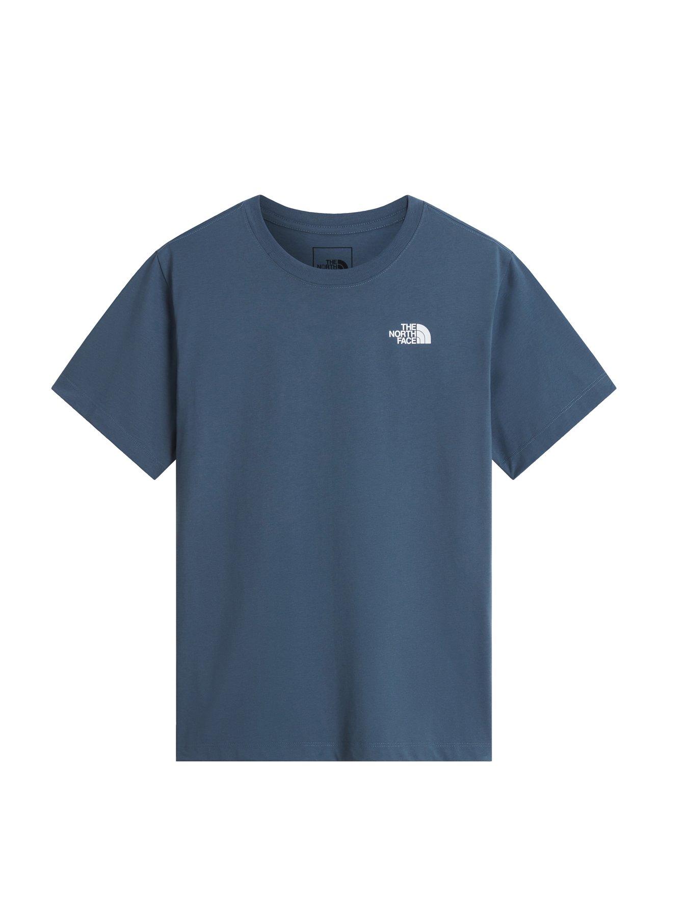 Image 7 of 7 of The North Face Mens Evolution Box -T-Shirt - Blue