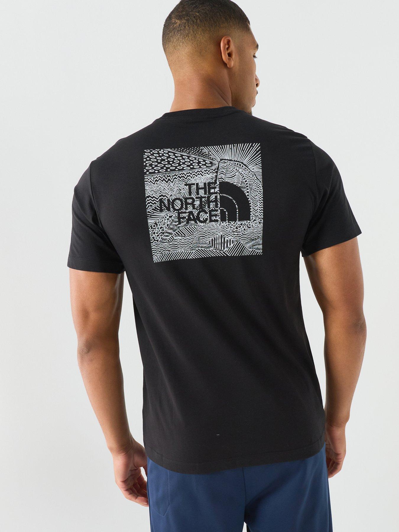 The North Face Mens Box Nse Celebration Graphic T-shirt - Black