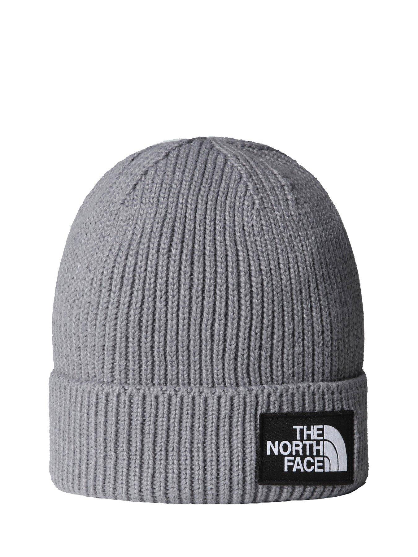 Image 2 of 3 of The North Face Unisex TNF Logo Box Cuffed Beanie - Grey