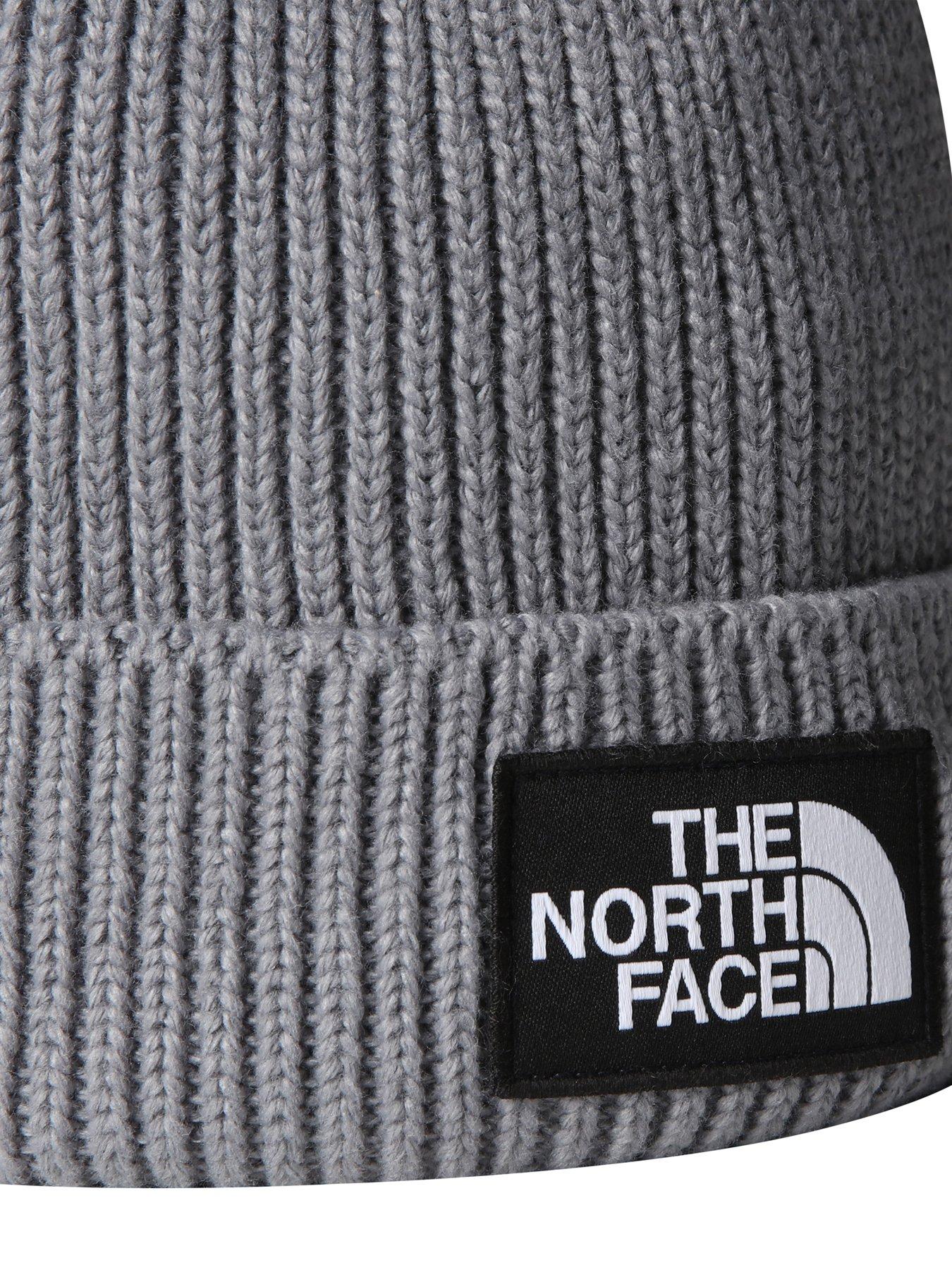 Image 3 of 3 of The North Face Unisex TNF Logo Box Cuffed Beanie - Grey