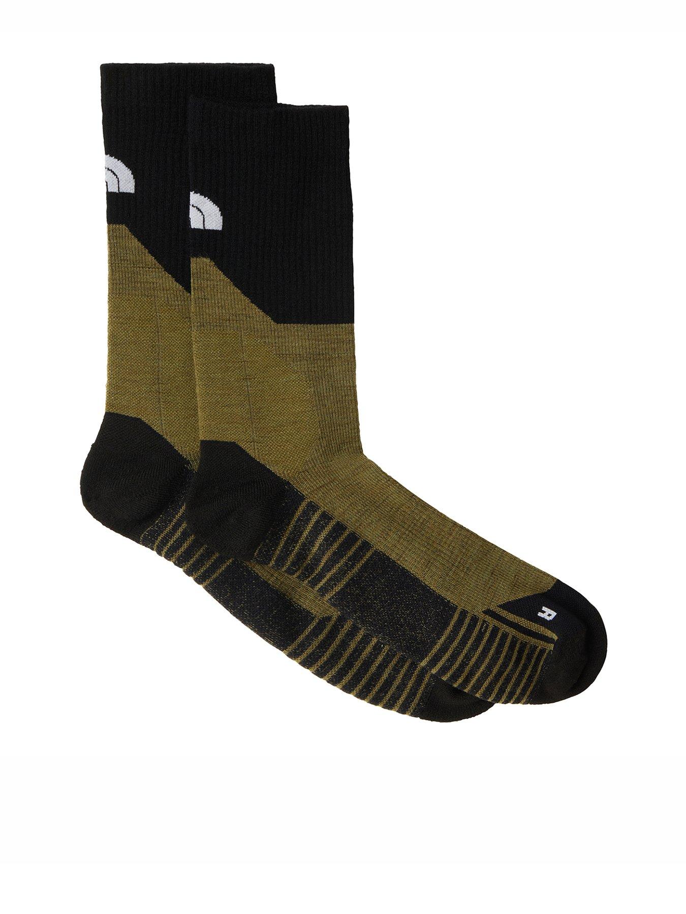 The North Face Hiking Crew Socks - Cedar / TNF Black