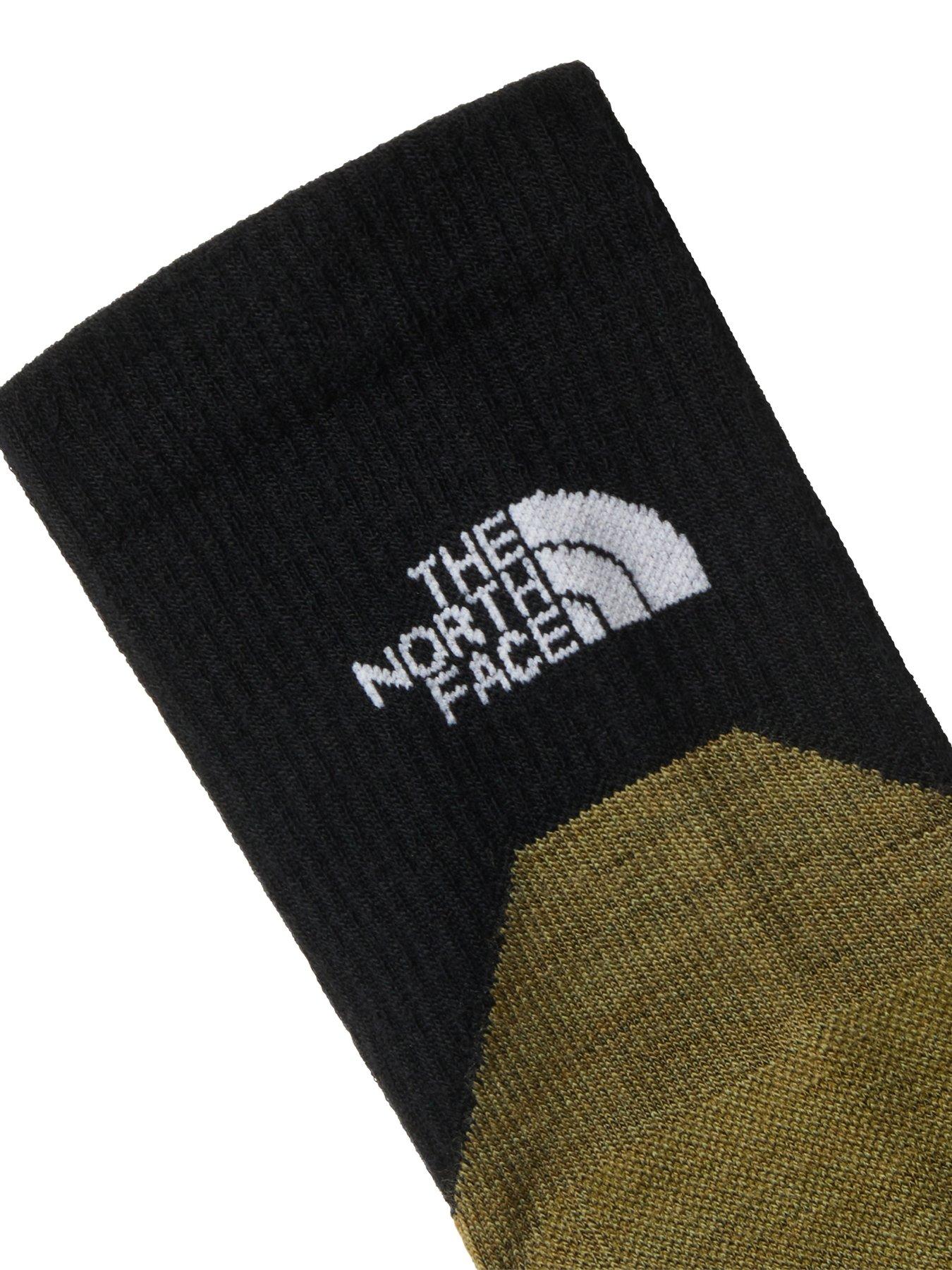 Image 2 of 3 of The North Face Hiking Crew Socks - Cedar / TNF Black