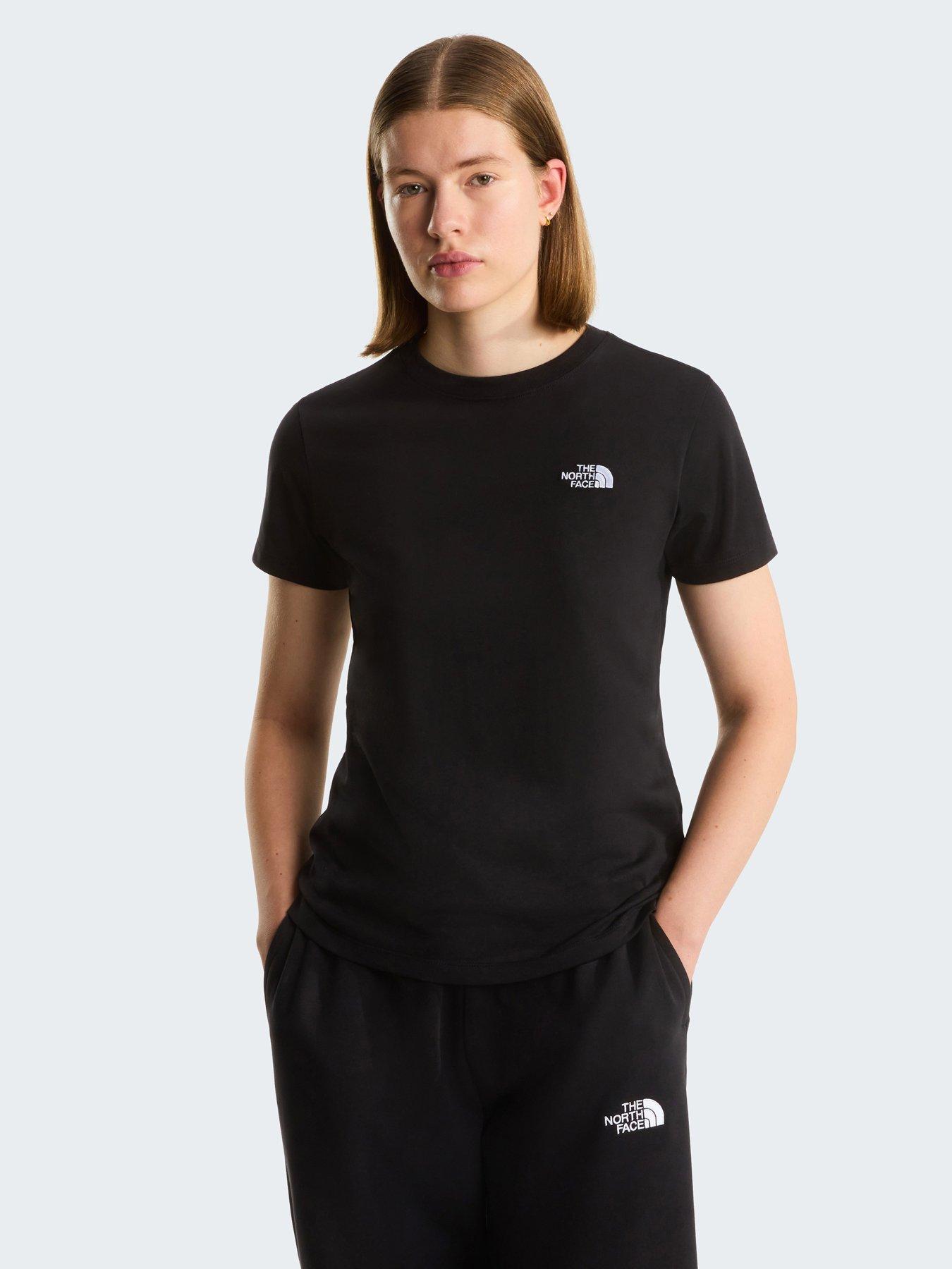 The North Face Women's Evolution Simple Dome Slim T-Shirt - TNF Black
