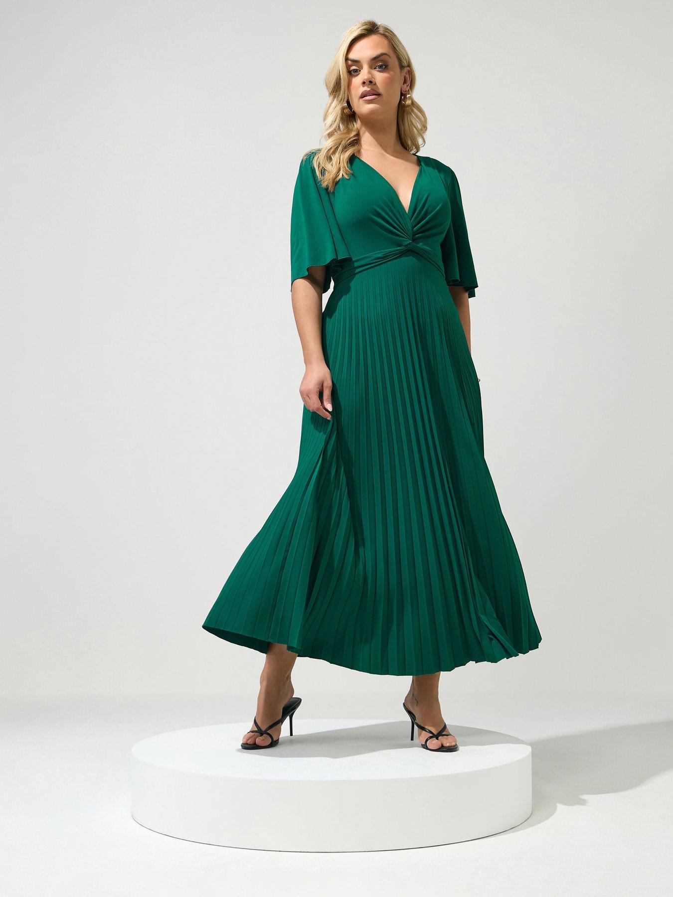 light blue green bridesmaid dresses KissProm Straps with Bows Mermaid Satin Tiered Long Dress, Sage / 2 wrap dress main image 0