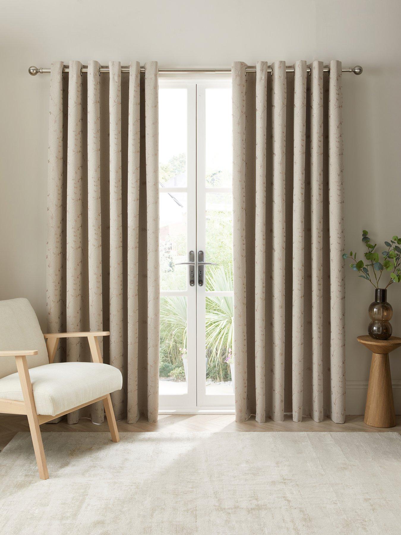 The Very Collection Copenhagan Fully Embroidered Blackout Curtain