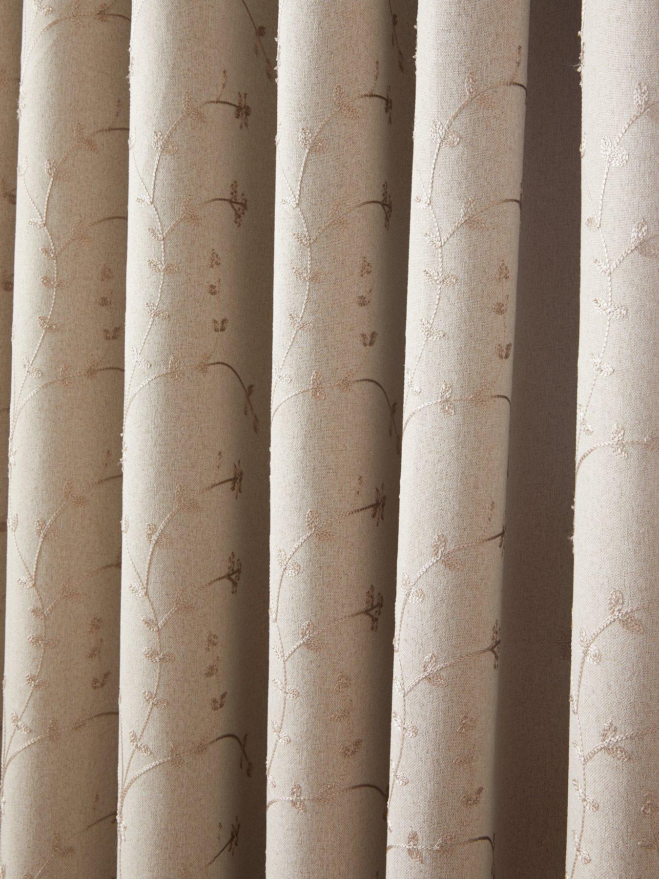 Image 2 of 5 of The Very Collection Copenhagan Fully Embroidered Blackout Curtain