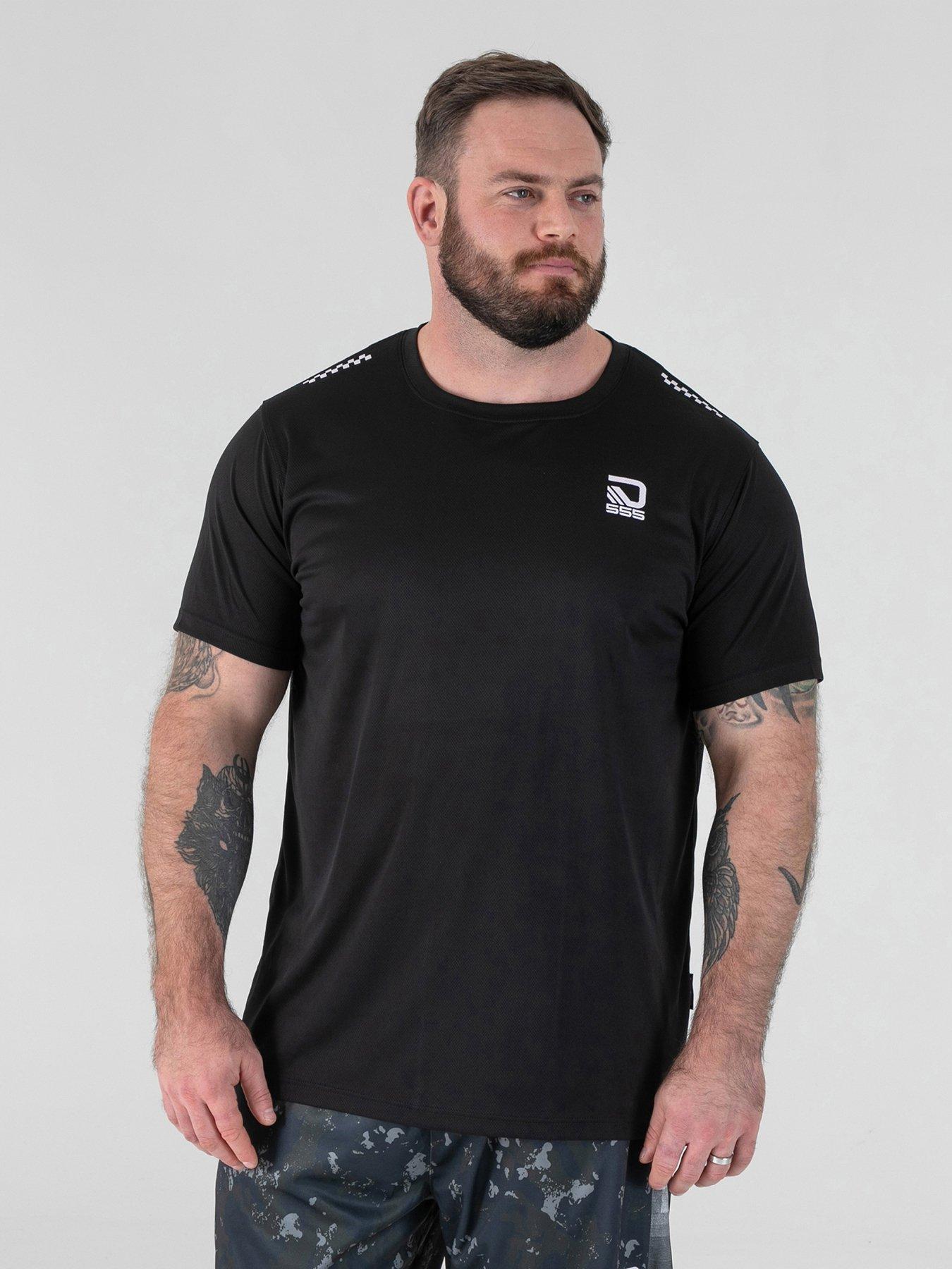 D555 D555 Dry Wear Light Weight Reno Mesh Crew Neck T-shirt