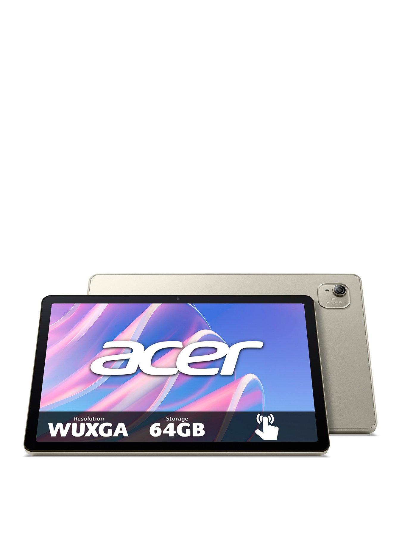 Acer Iconia Tab A11 Tablet - A537 CPU, 11" WUXGA touchscreen, 4GB RAM, 64GB storage, microSD card, 5MP  &  8MP cameras