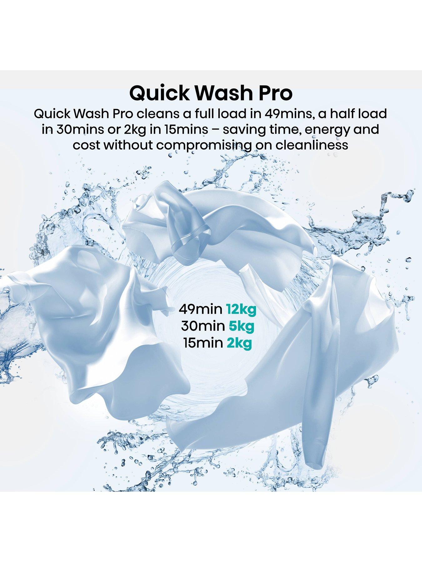 Image 5 of 8 of Hisense KitchenFit 5i Series WD5I1245BBR WiFi-enabled 12kg/8kg, 1400 Spin Washer Dryer - Black - A/D Rated