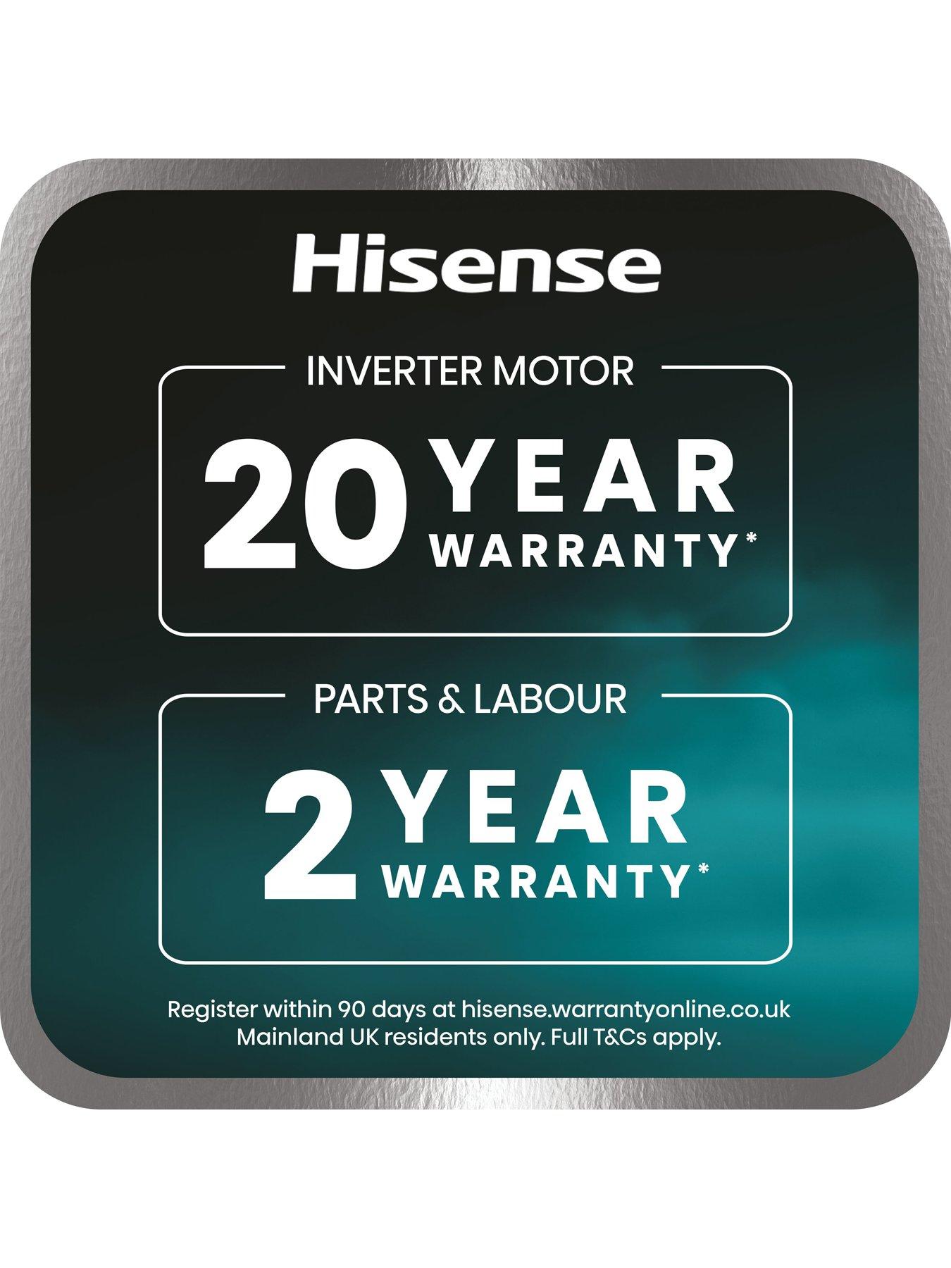 Image 6 of 8 of Hisense KitchenFit 5i Series WD5I1245BBR WiFi-enabled 12kg/8kg, 1400 Spin Washer Dryer - Black - A/D Rated