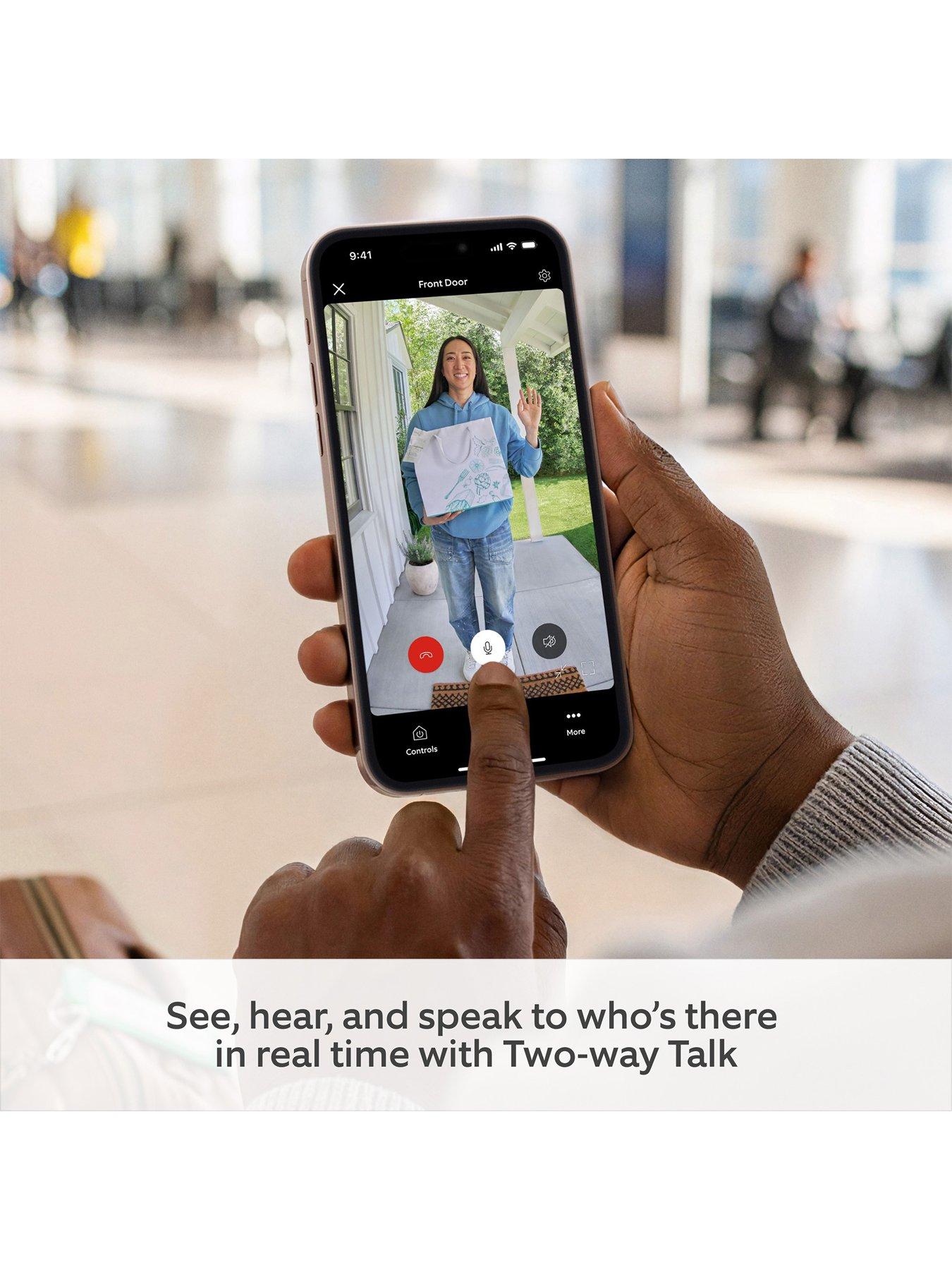 Image 4 of 8 of RING Battery Video Doorbell (2nd Gen) - Retinal 2K and Head-to-Toe View - Matte Mocha (Newest Gen)